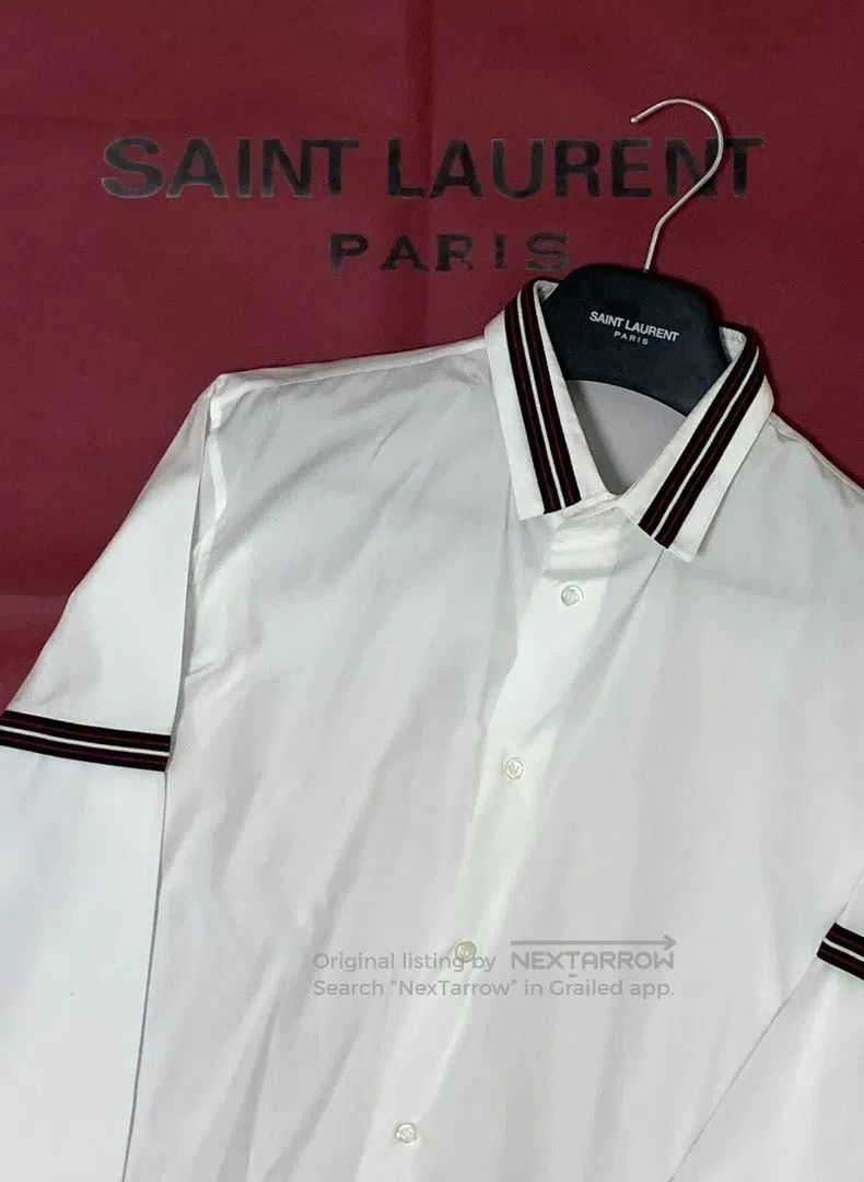 Dior Dior size 39 White Cuff Ribbon Shirt Size US L / EU 52-54 / 3 - 6 Thumbnail