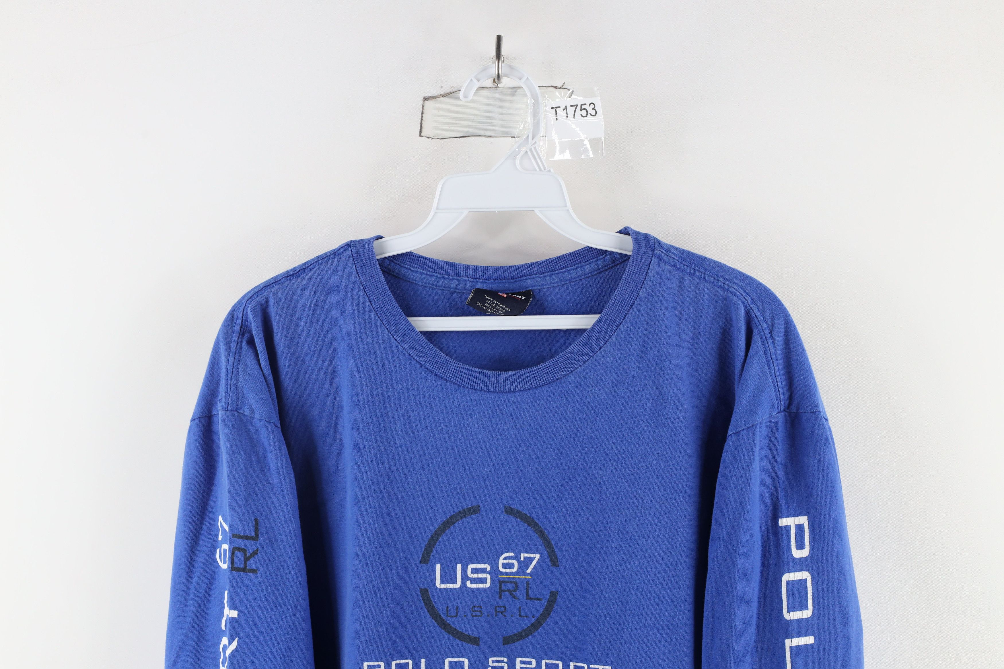 Polo Ralph Lauren Vintage 90s Polo Sport Ralph Lauren Out Long Sleeve T-Shirt Size US M / EU 48-50 / 2 - 2 Thumbnail