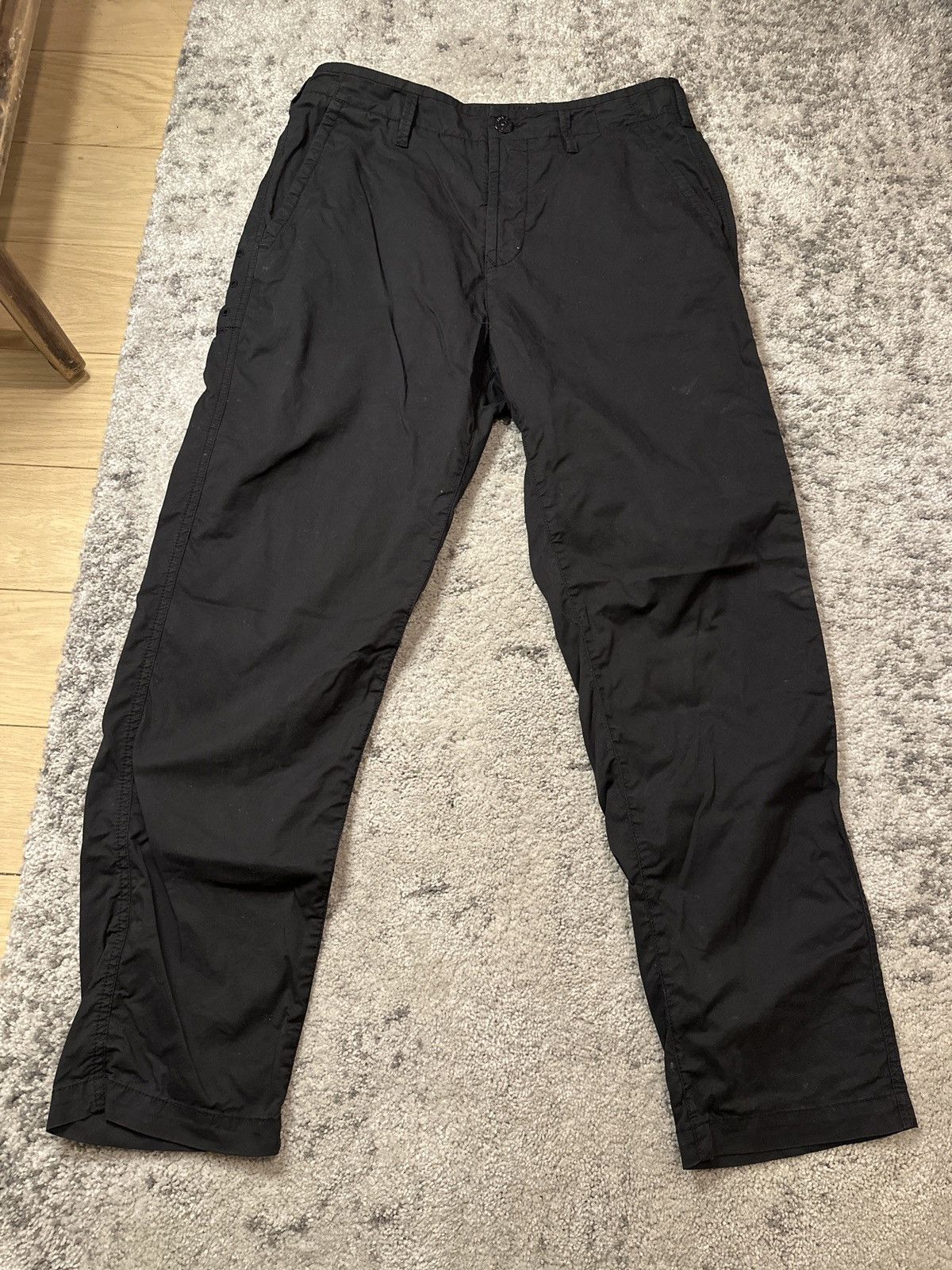 image of Stone Island Chinos in Black, Men's (Size 30)