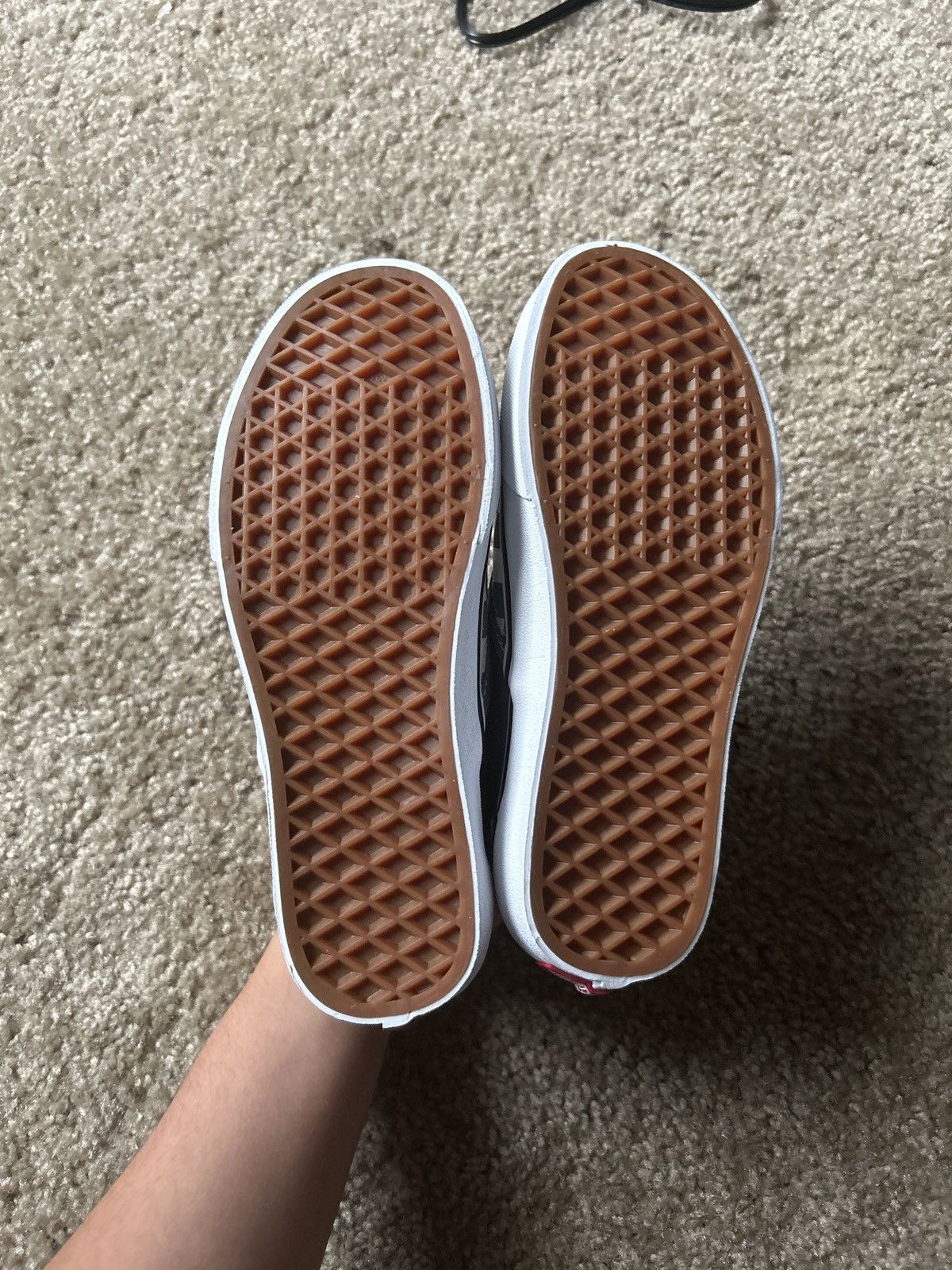 Vans Vans Classic Slip-On 'Checkerboard - Grey White' Size US 5 / EU 37 - 5 Thumbnail