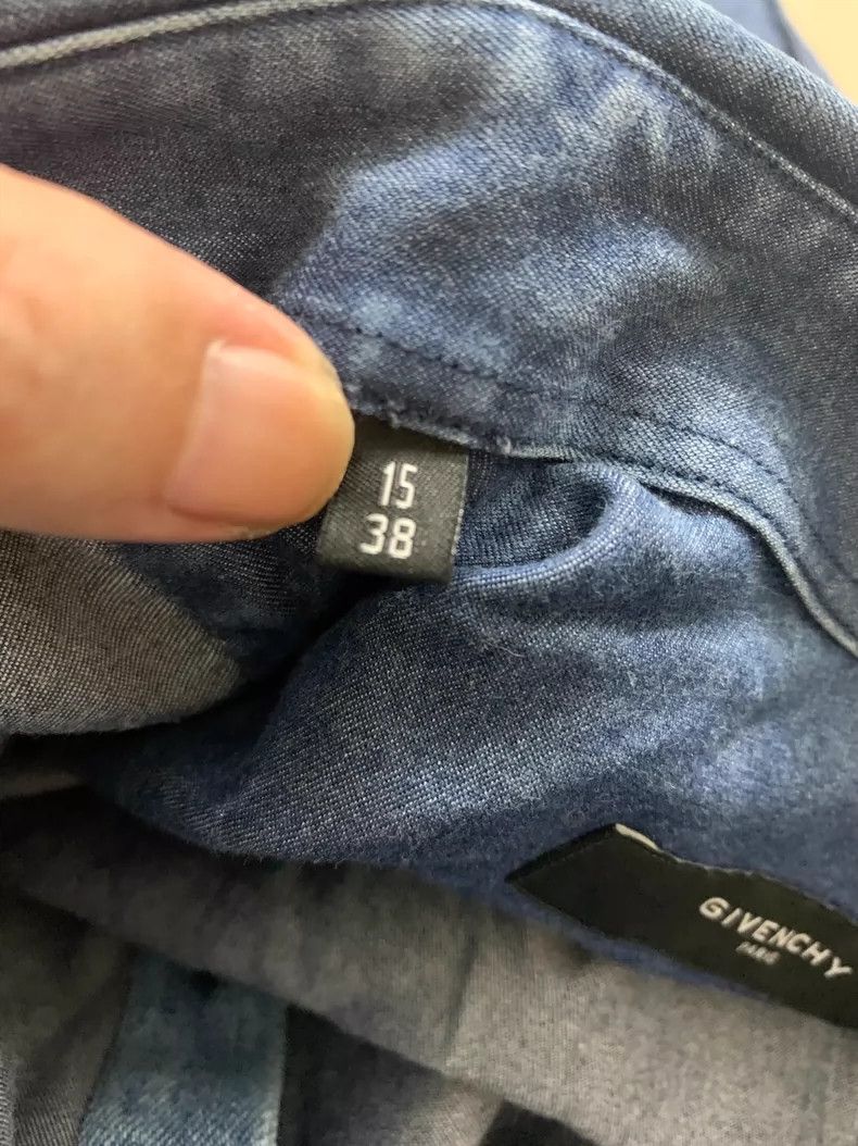 Givenchy Givenchy Denim Shirt Size US S / EU 44-46 / 1 - 6 Thumbnail