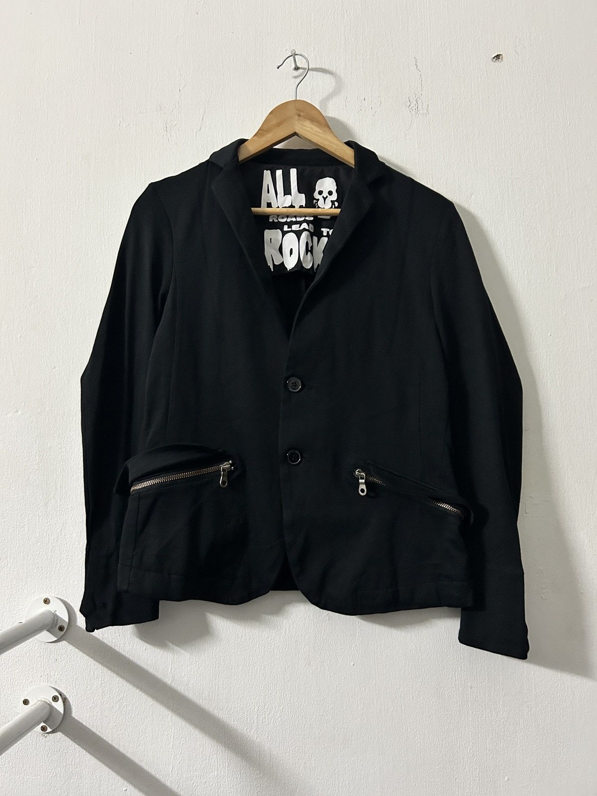 Japanese Brand × PPFM PPFM All Roads Lead To Rock Coat Jacket Punk Style Size US S / EU 44-46 / 1 - 1 Thumbnail