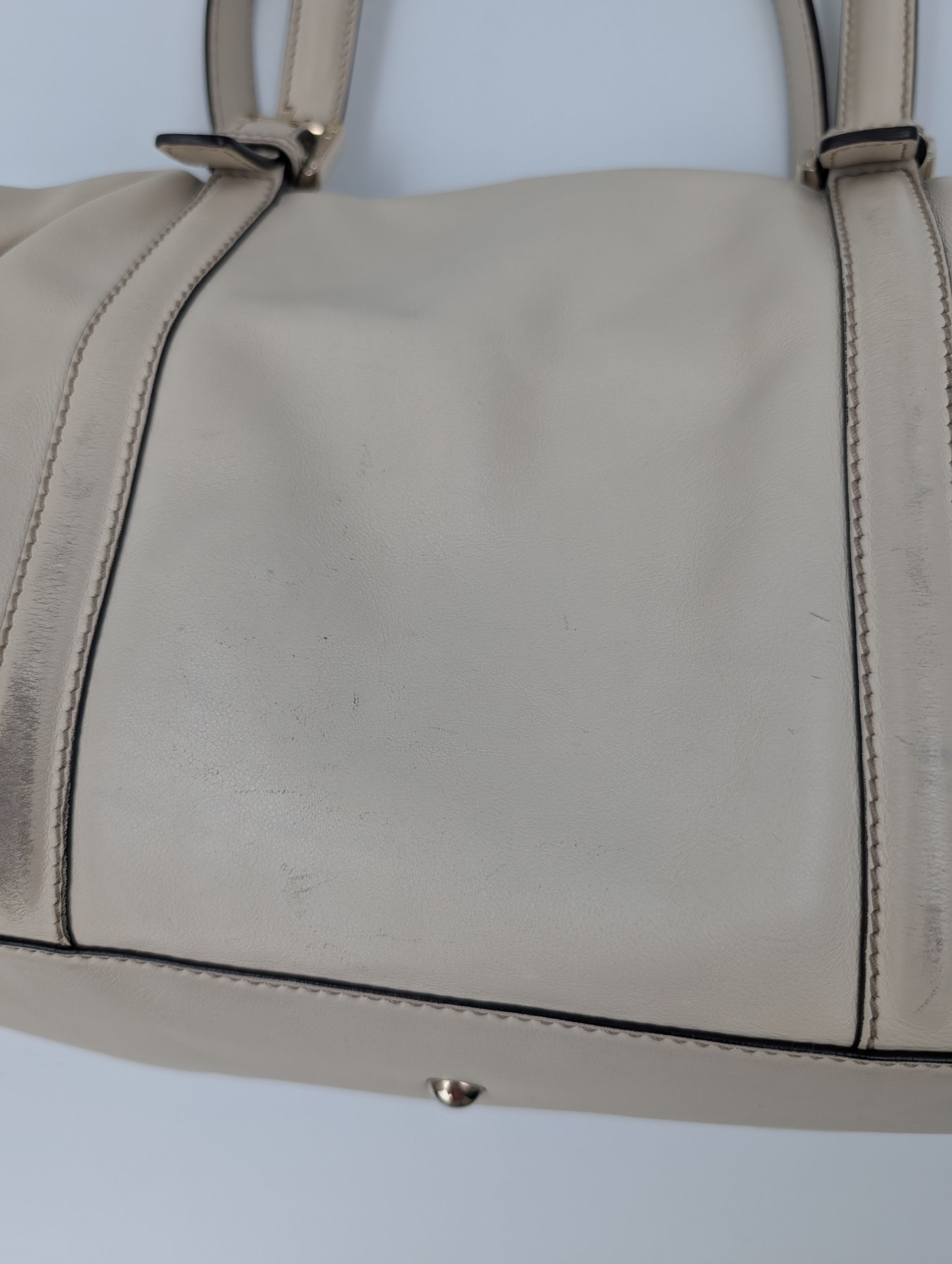 Gucci Gucci Beige Leather Bowling Bag Size ONE SIZE - 6 Thumbnail