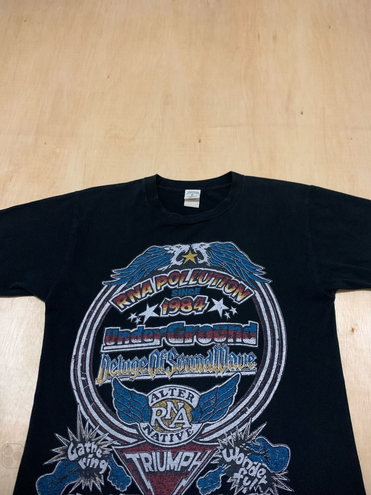 Hysteric Glamour × If Six Was Nine × Japanese Brand Vintage Rna Pollution UnderGround Punk style Tshirt Size US M / EU 48-50 / 2 - 2 Thumbnail