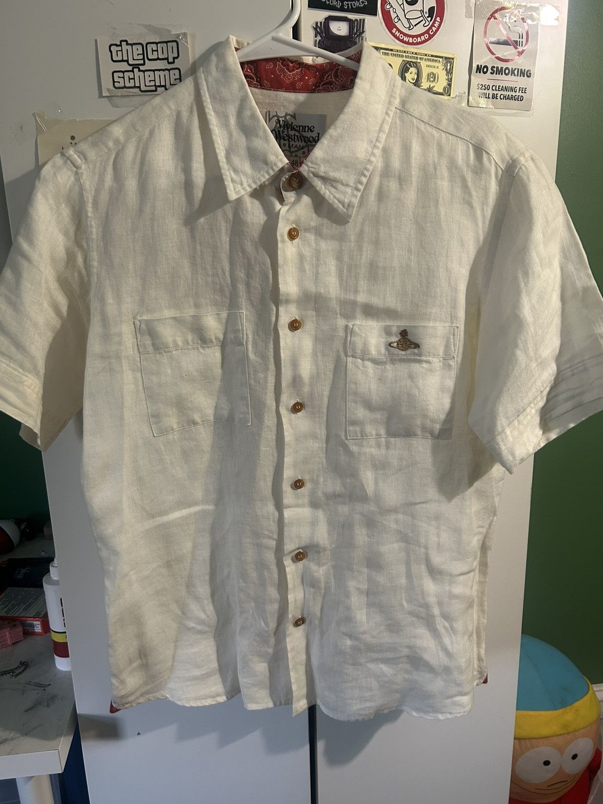 Vivienne Westwood Vivienne Westwood red collar button up shirt Size US M / EU 48-50 / 2 - 1 Thumbnail