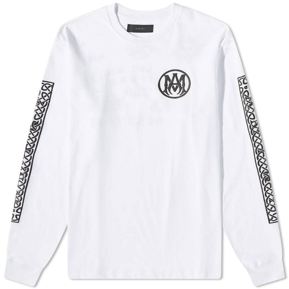 Amiri o1gr1nt0924 Ouija Board Ls T-Shirt in White Size US XXL / EU 58 / 5 - 1 Thumbnail
