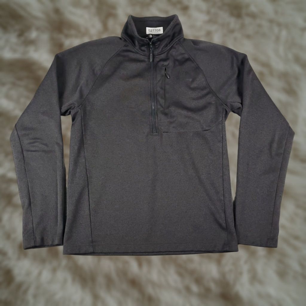 The North Face VINTAGE The North Face Sweatshirt Mens S Gray 1/2 Zip Pullover Mock Neck Logo Knit Active All Seasons Mens Size US S / EU 44-46 / 1 - 1 Thumbnail