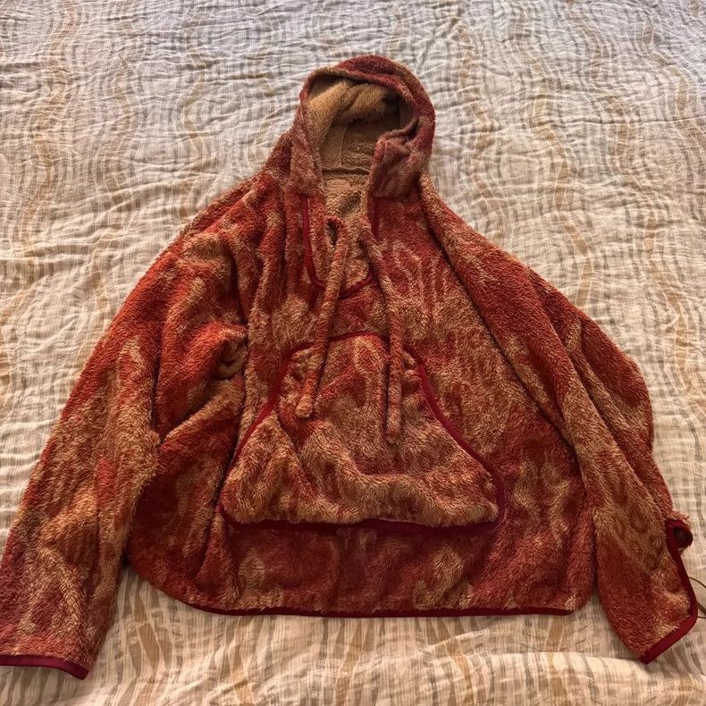 Kapital Cozy Pullover Hoodie with Unique Pattern- Size US M / EU 48-50 / 2 - 1 Thumbnail