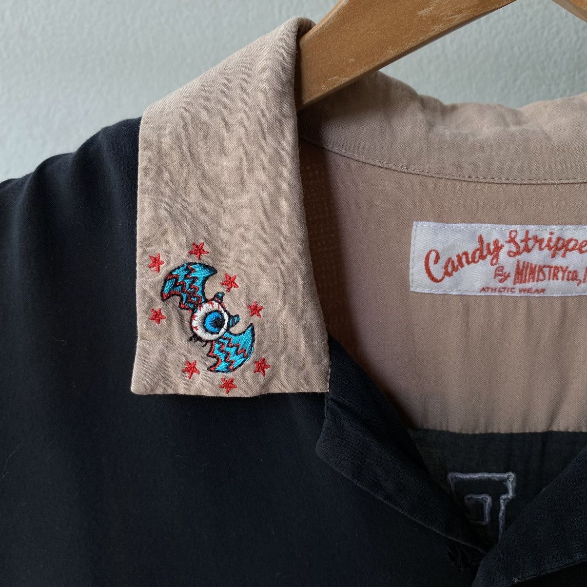 Japanese Brand Candy Stripper Jamming Lane Embroidered Bowling Shirt Size US M / EU 48-50 / 2 - 5 Thumbnail