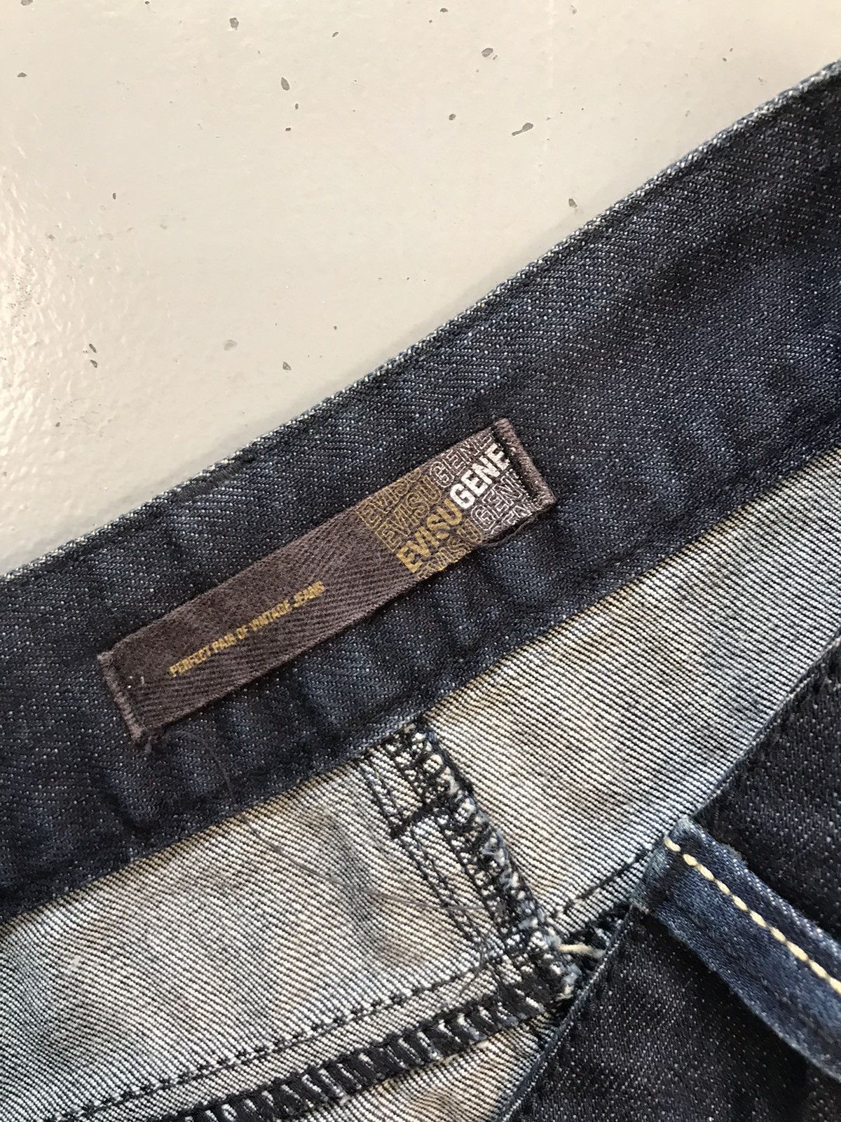 Japanese Brand × Vintage Vintage Evisu inspired seagull stone embroidered miniskirt Size 30" / US 8 / IT 44 - 5 Thumbnail