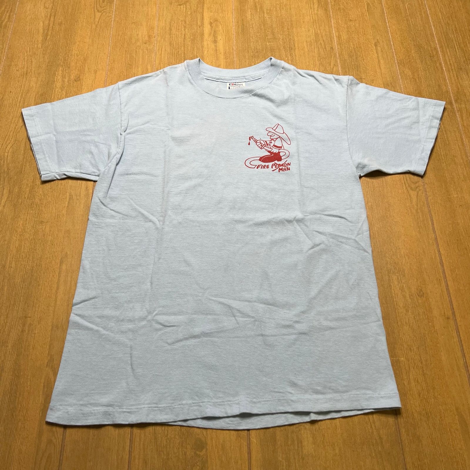 Hanes Vintage Firefighter Humor T Shirt Fire Person Man USA Made L Size US L / EU 52-54 / 3 - 1 Thumbnail