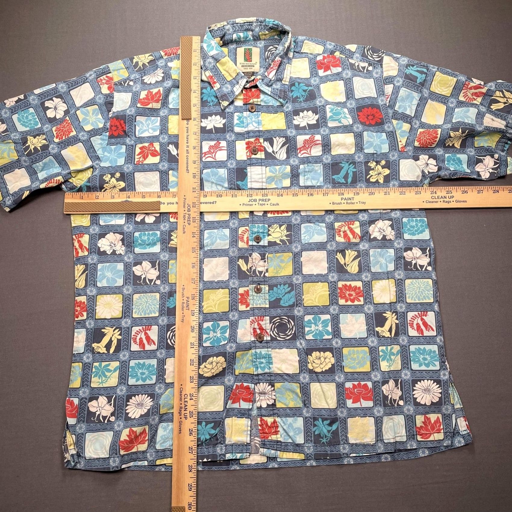 Tori Richard Tori Richard Shirt Mens Large Multicolor Hawaiian Aloha Floral Cotton Button Up Size US L / EU 52-54 / 3 - 3 Thumbnail