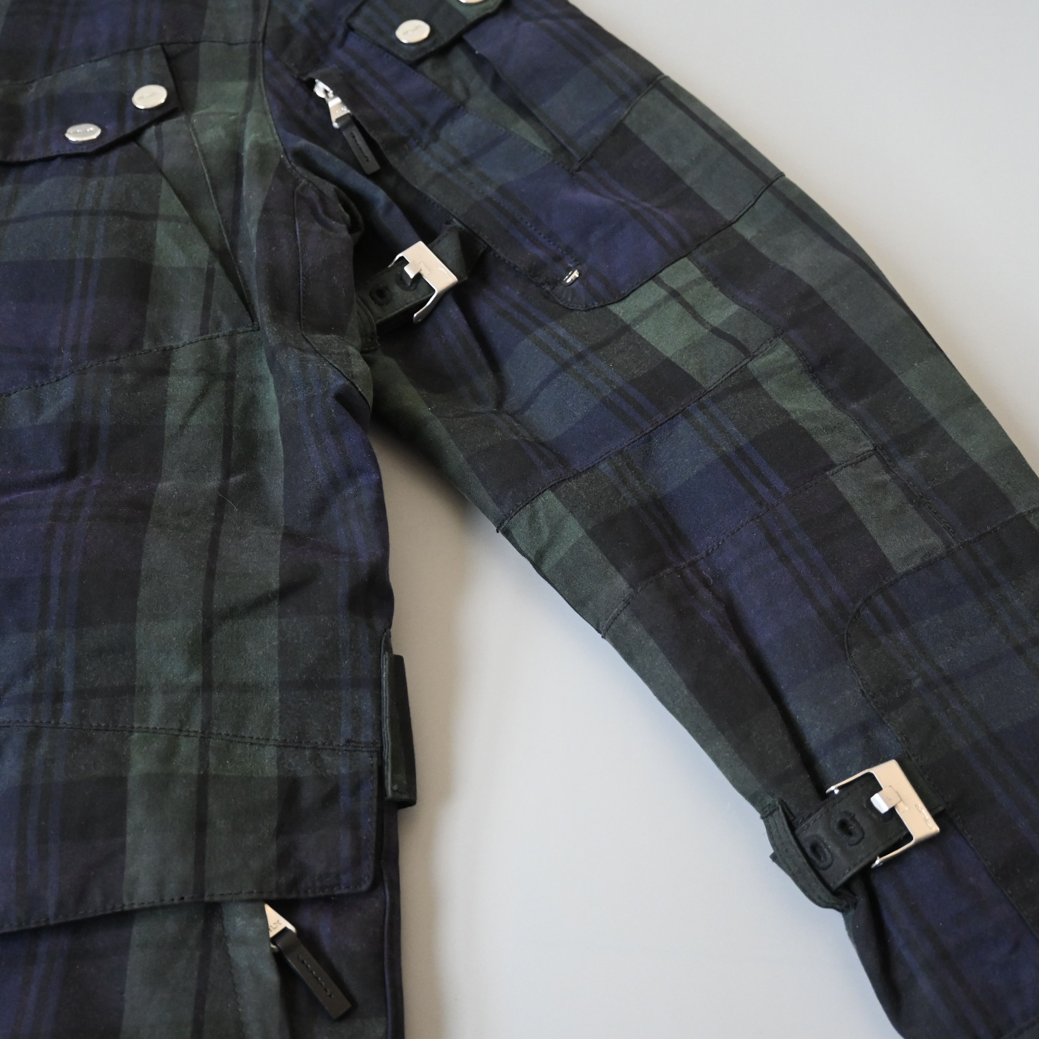 RLX Ralph Lauren VTG 2010s RLX Ralph Lauren waxed cotton belted biker jacket Size US L / EU 52-54 / 3 - 10 Thumbnail