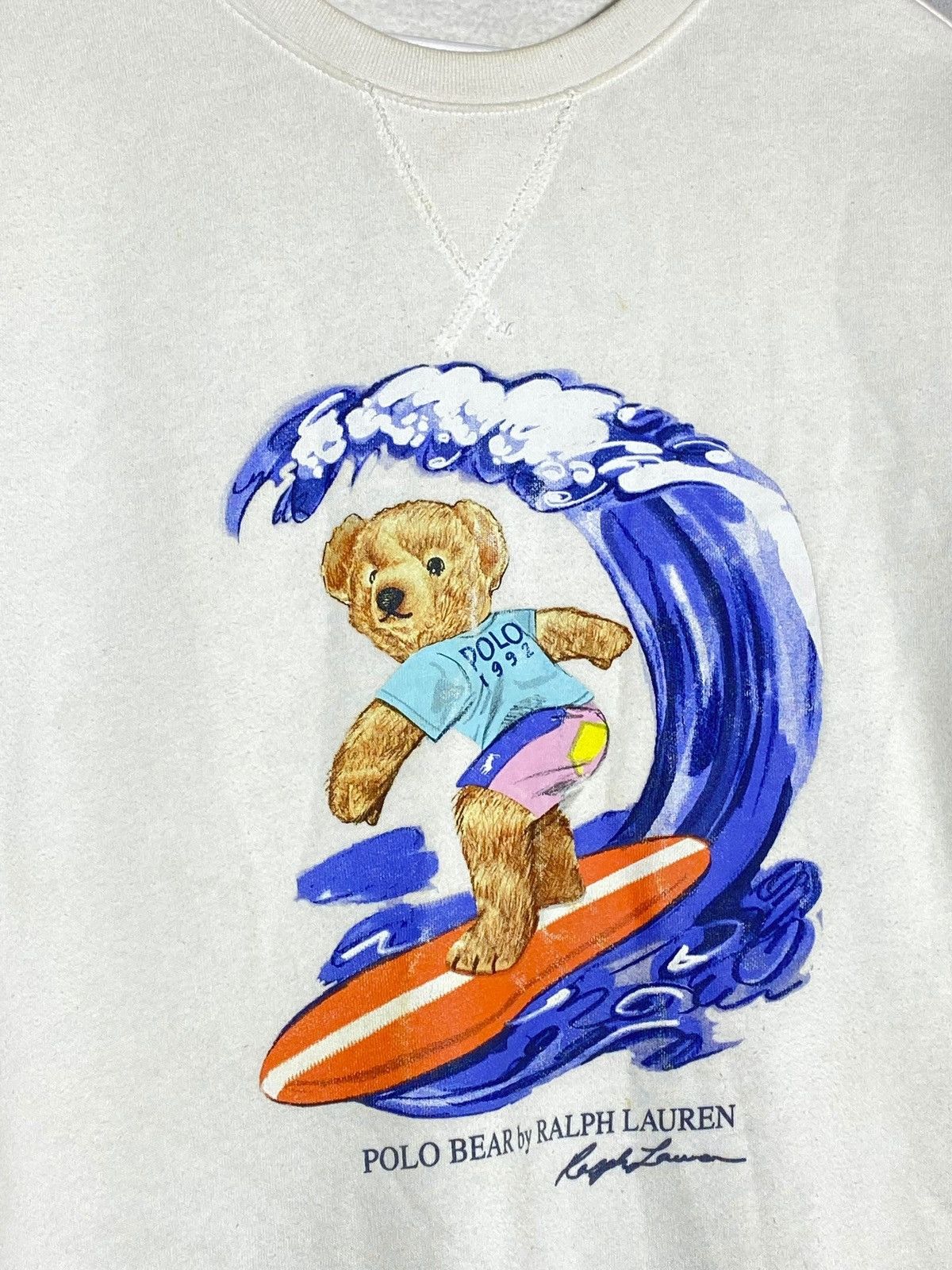 Polo Ralph Lauren POLO RALPH LAUREN BEAR SURF SWEATSHIRT Y2K BEACH VIBES Size US S / EU 44-46 / 1 - 2 Thumbnail