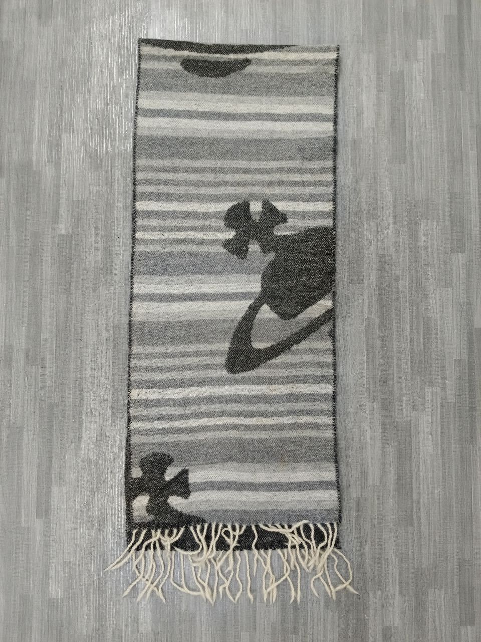 Vivienne Westwood VIVIEENE WESTWOOD BIG LOGO WOOL SCARVES Size ONE SIZE - 4 Thumbnail