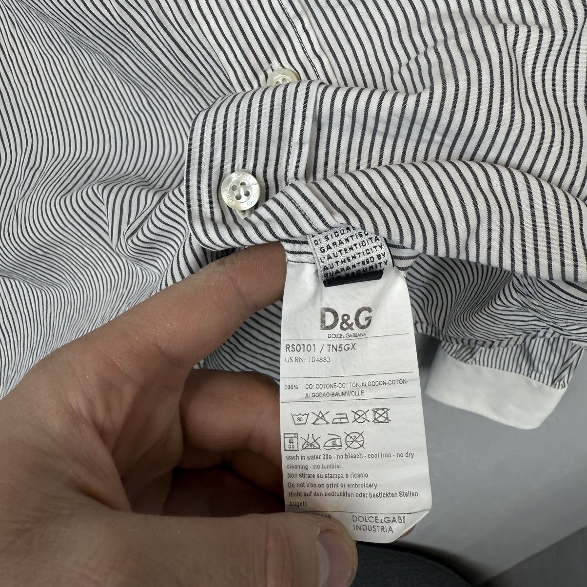 Dolce & Gabbana Vintage Shirt Button Up Dolce & Gabbana Size US M / EU 48-50 / 2 - 5 Thumbnail