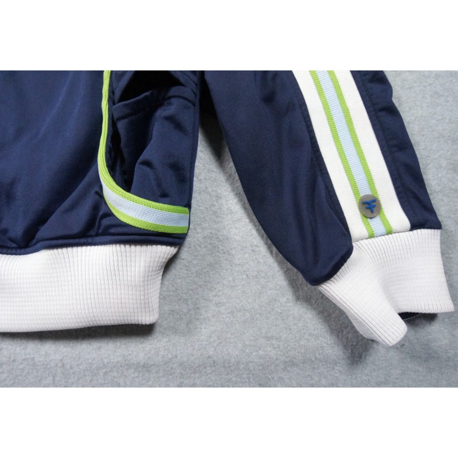 Vintage VINTAGE Five Four Jacket Mens M Blue Track Full Zip Mock Neck Outdoors Y2K Size US M / EU 48-50 / 2 - 4 Thumbnail