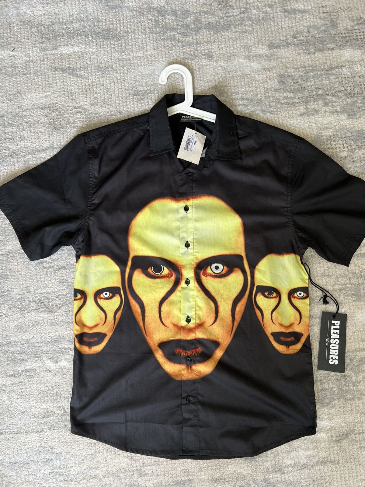 Pleasures X Marilyn Manson shortsleeved button up