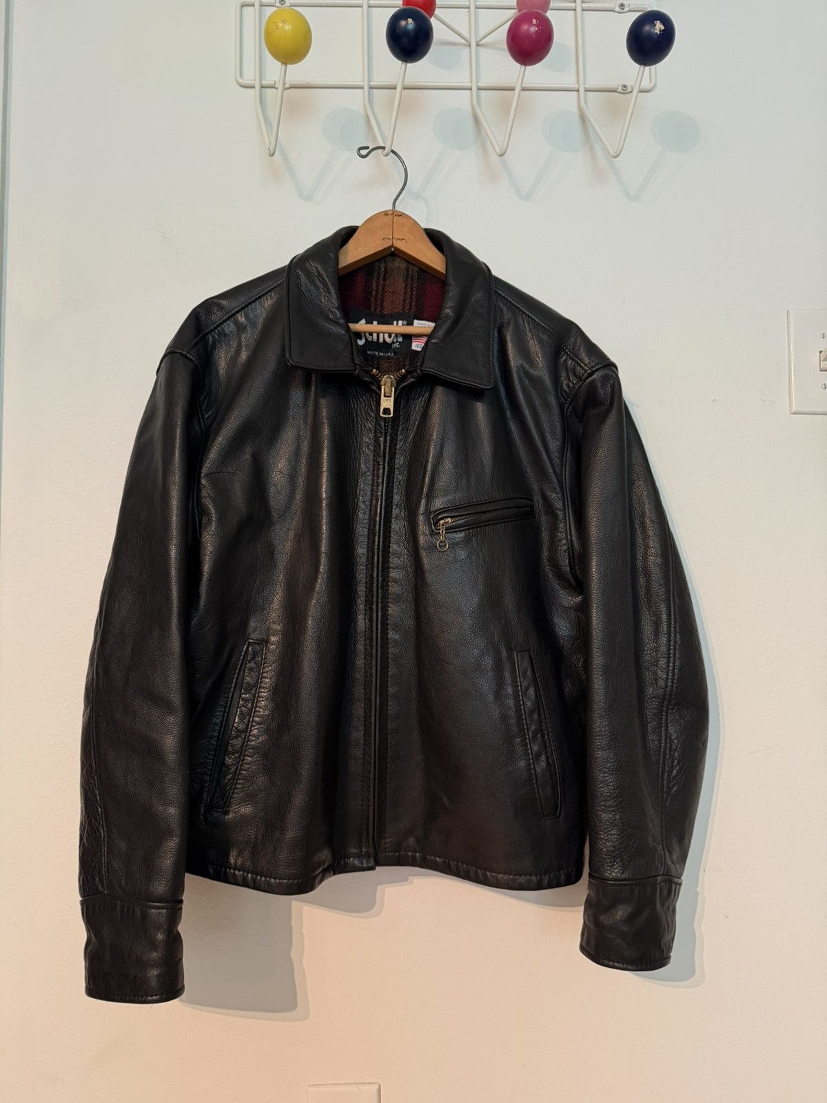 Schott × Vintage Vintage Schott 643 Single Rider Cafa Racer