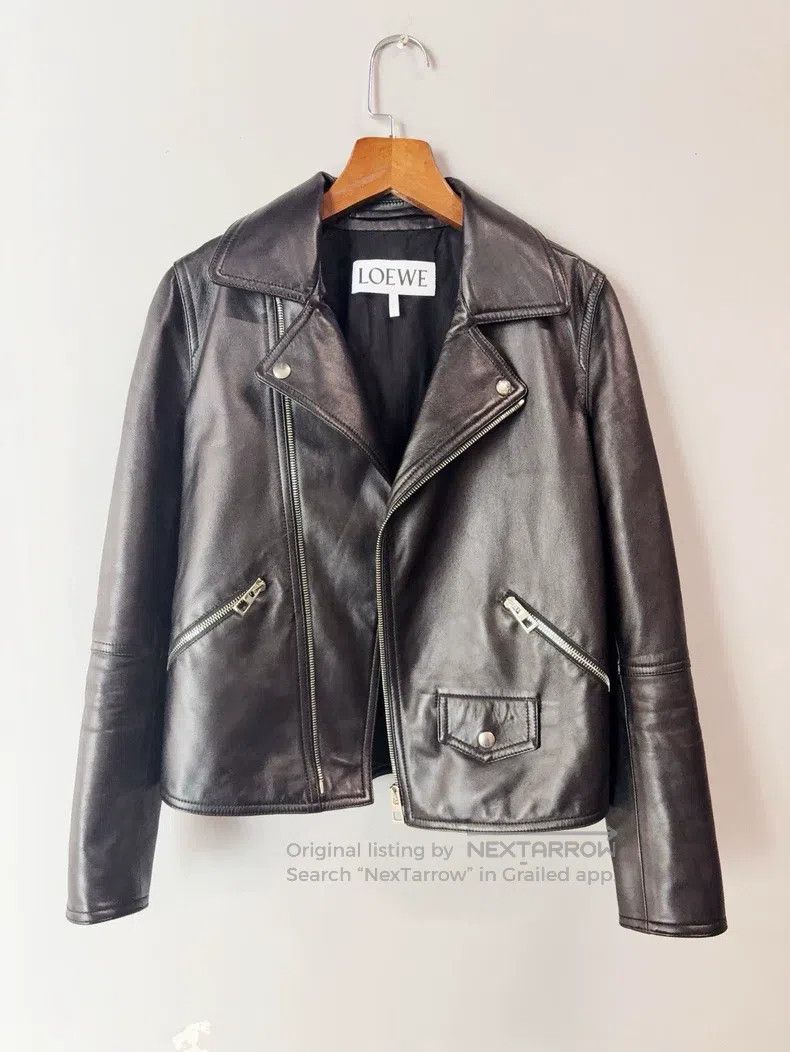 Loewe Loewe Motorcycle leather jacket Size XXS / US 00 / IT 34 - 1 Thumbnail