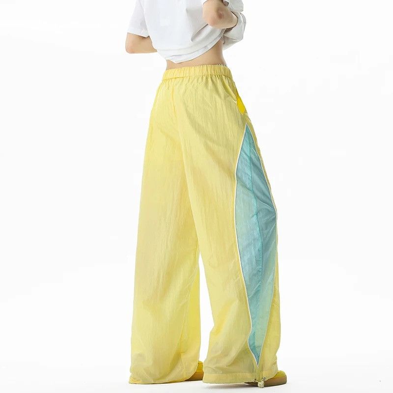Vintage Elastic Waist Pants Wilde Leg Casual Loose Fit Size US 32 / EU 48 - 2 Thumbnail