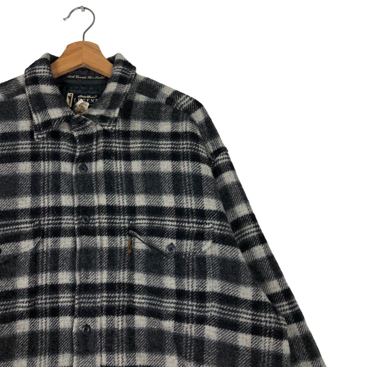 Flannel 🔥Vintage Wool Flannel Work Jacket Legend Eddie Bauer Japan Size US XL / EU 56 / 4 - 6 Thumbnail