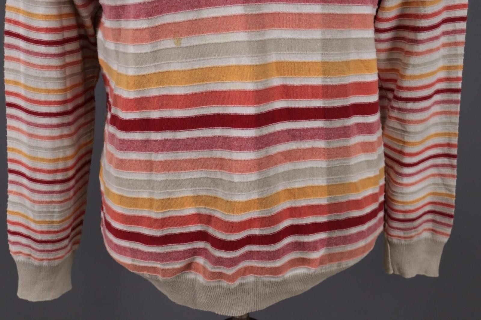 Carlo Colucci Carlo ColucciModern Cut Multicolor Knit Sweater Size 50 Size US M / EU 48-50 / 2 - 3 Thumbnail