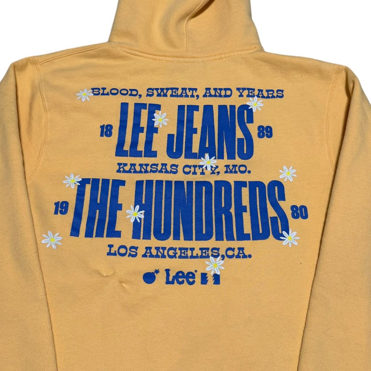 Lee × The Hundreds The Hundreds Lee Logo Yellow Hoodie Sweatshirt Adult Small Size US S / EU 44-46 / 1 - 4 Thumbnail