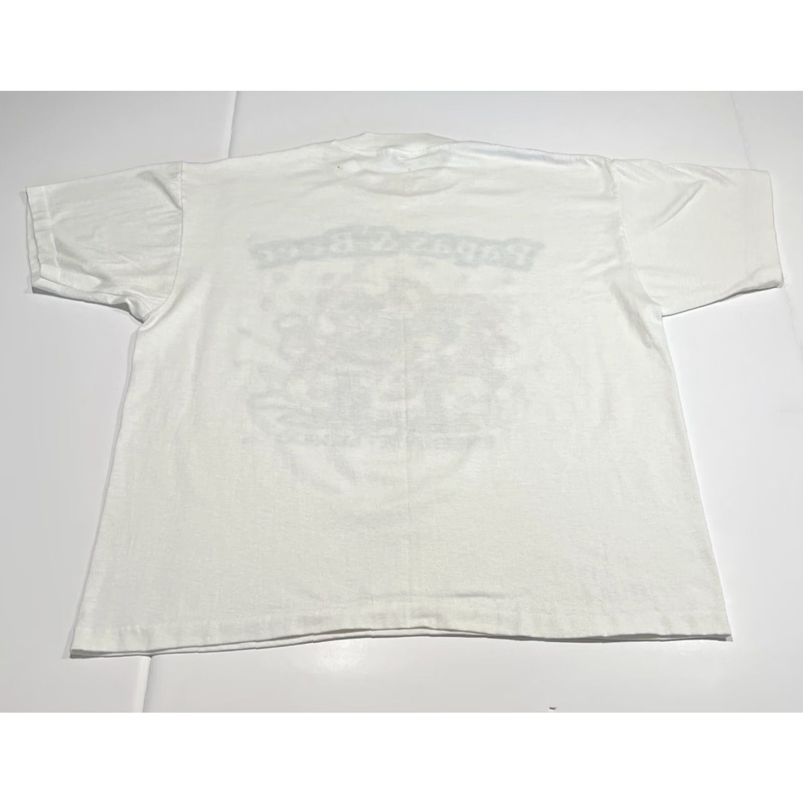 Vintage VINTAGE Tee Joys Graphic T-Shirt XL White Papas & Beer Esenada Mexico 90s Unisex Size US XL / EU 56 / 4 - 5 Thumbnail