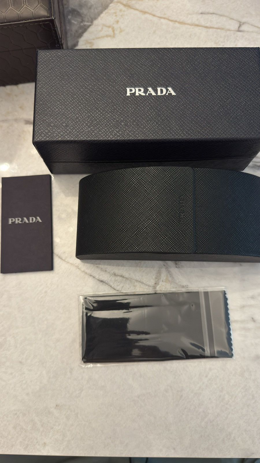 Prada Prada Unisex Sunglasses SPR 28P 1AB-0A7 Size ONE SIZE - 7 Thumbnail