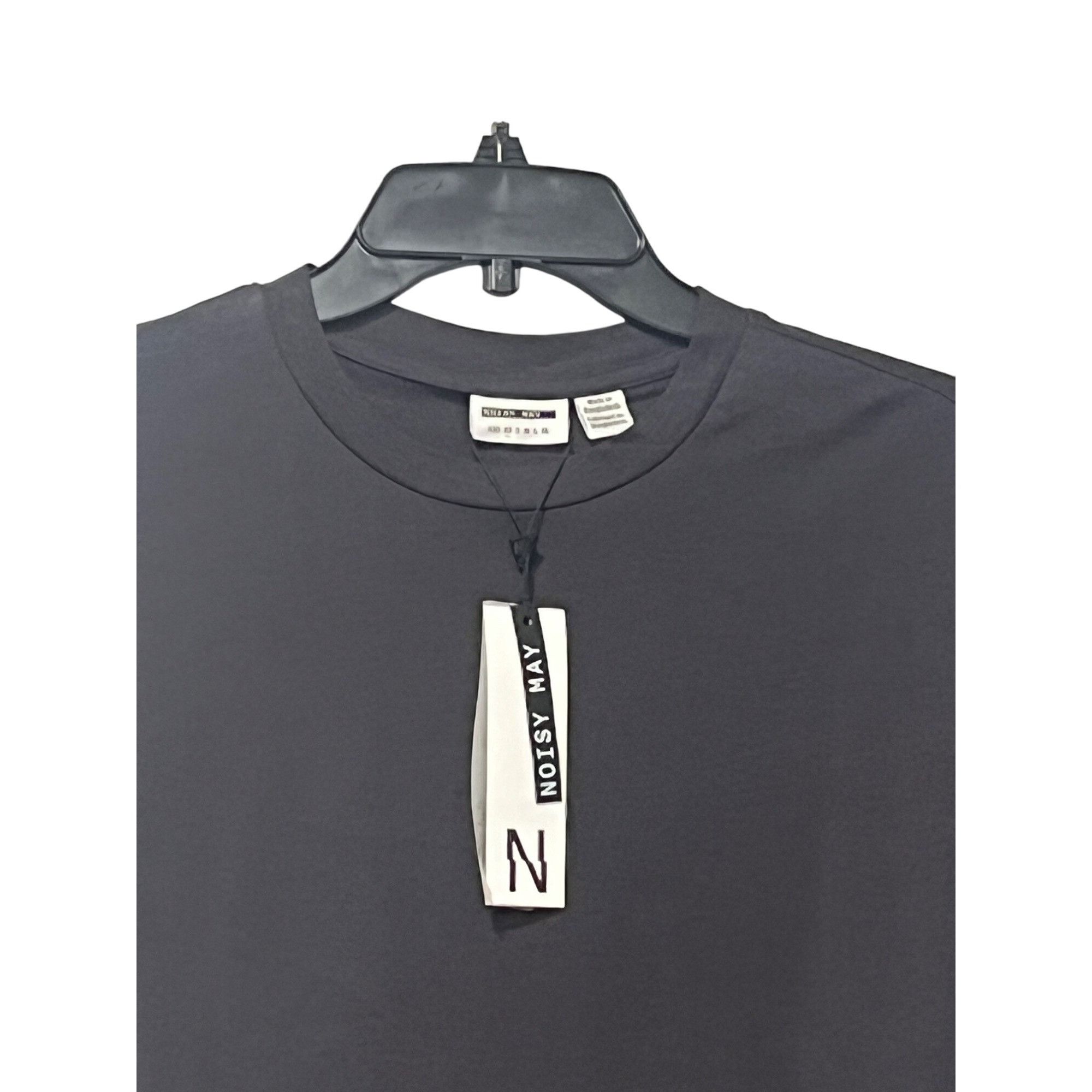 Other "Noisy May Millie Oversize Cotton T-Shirt, Obsidian (washed Size XS / US 0-2 / IT 36-38 - 7 Thumbnail