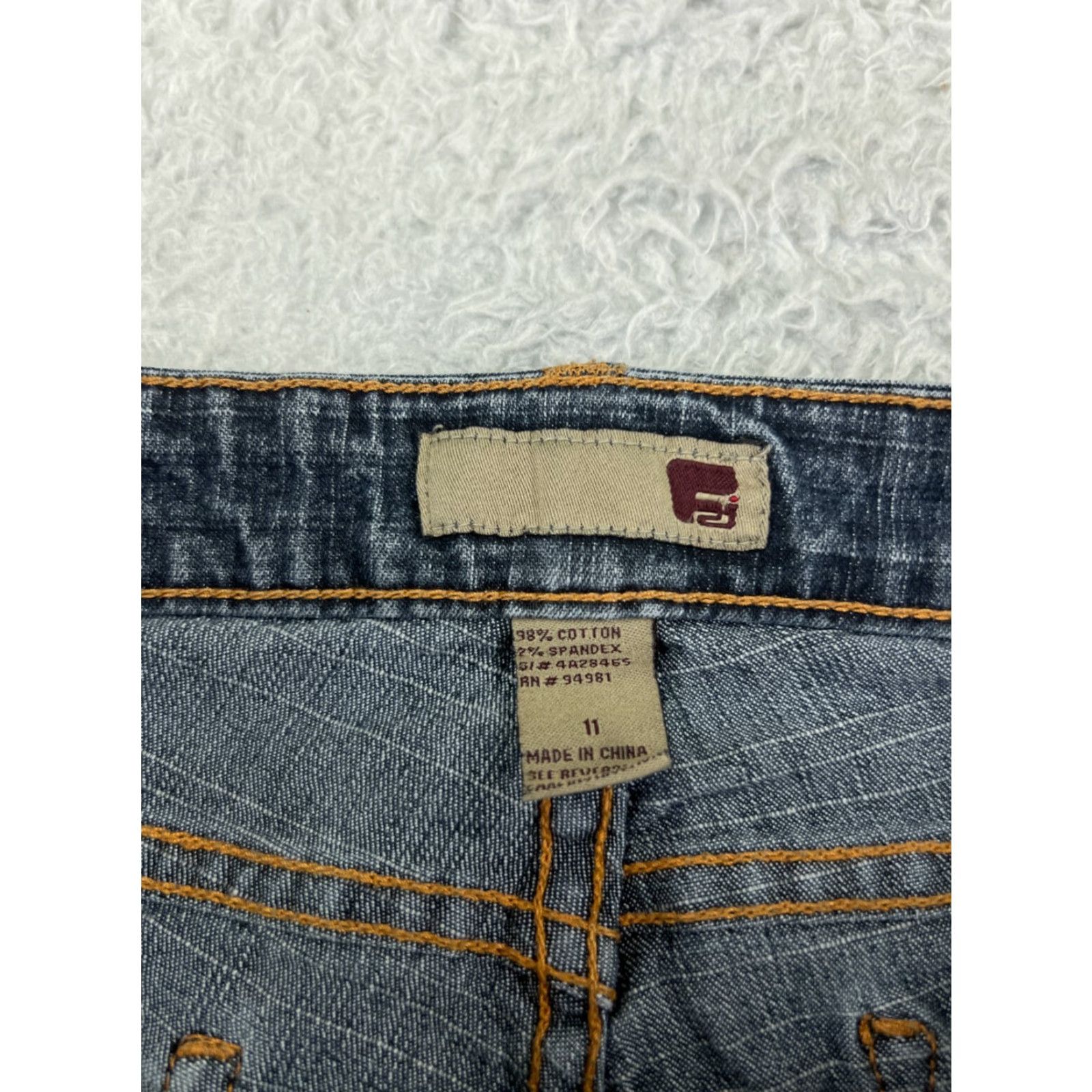Forever 21 FOREVER 21 Jeans Womens 11 Denim Flared Low Rise 28 in Waist 31 in Inseam Black Cotton Blend 5-Pocket Size 32" / US 10 / IT 46 - 3 Thumbnail