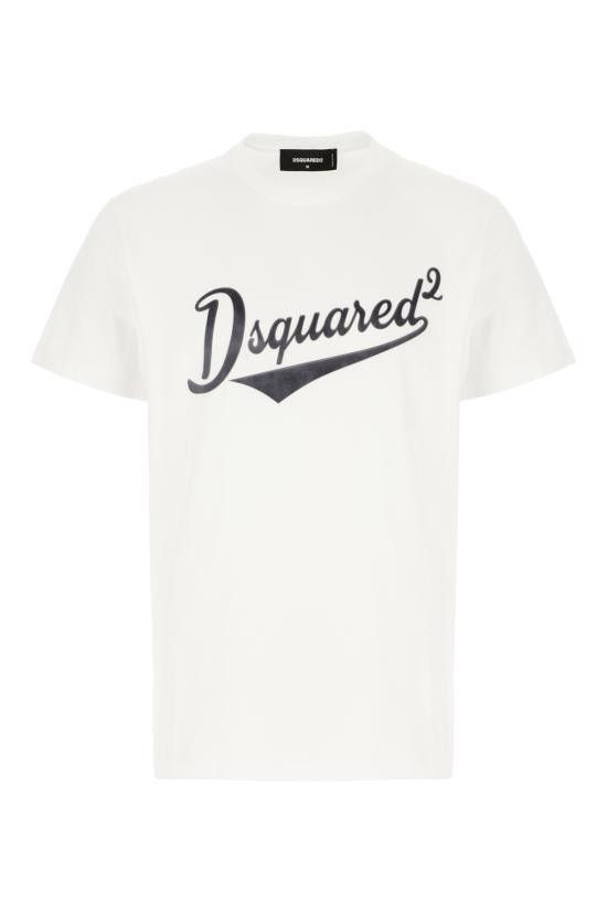 Dsquared2 DSQUARED2 Men T-Shirts S74GD1394D20020 100 WHITE Size US L / EU 52-54 / 3 - 1 Thumbnail