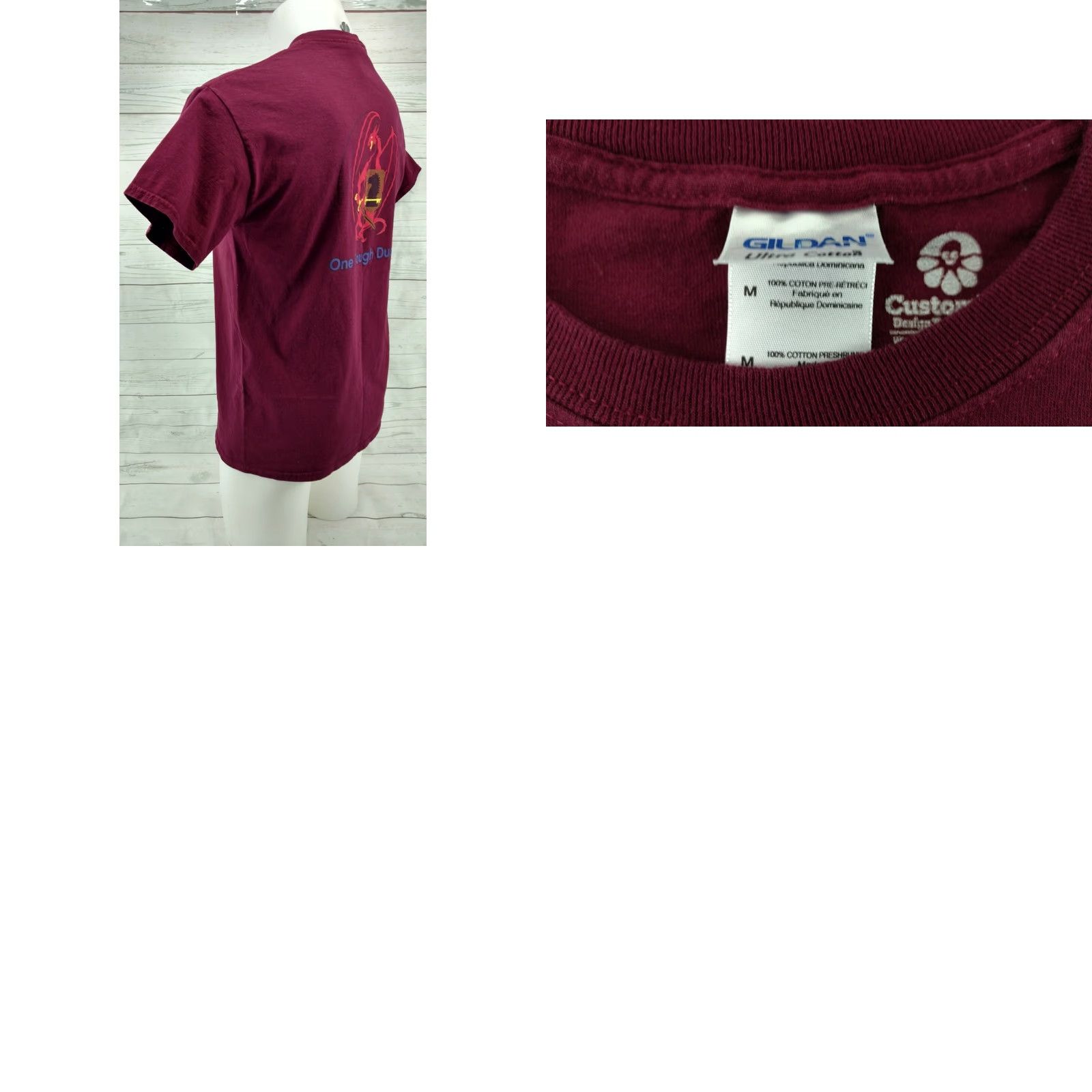 Gildan Gildan 34th Intelligence SQ Maroon Shirt Regular XS-? No size? Size US M / EU 48-50 / 2 - 8 Thumbnail