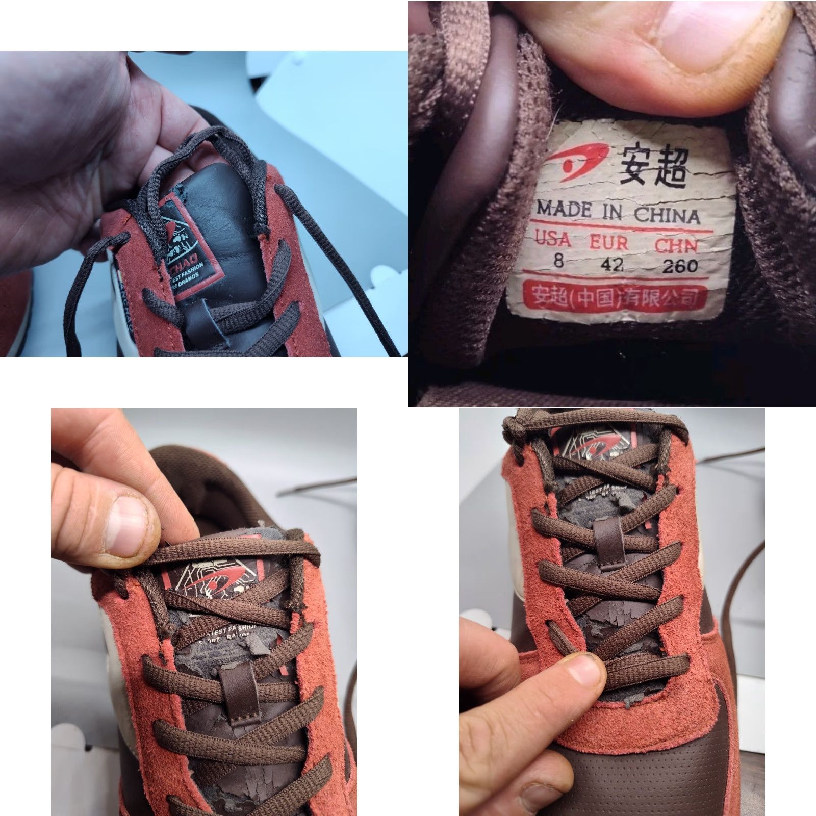 Vintage VINTAGE Anchao Sneakers Mens Trainers Very Rare VHTF US 8 READ DESCRIPTION Size US 8 / EU 41 - 9 Thumbnail