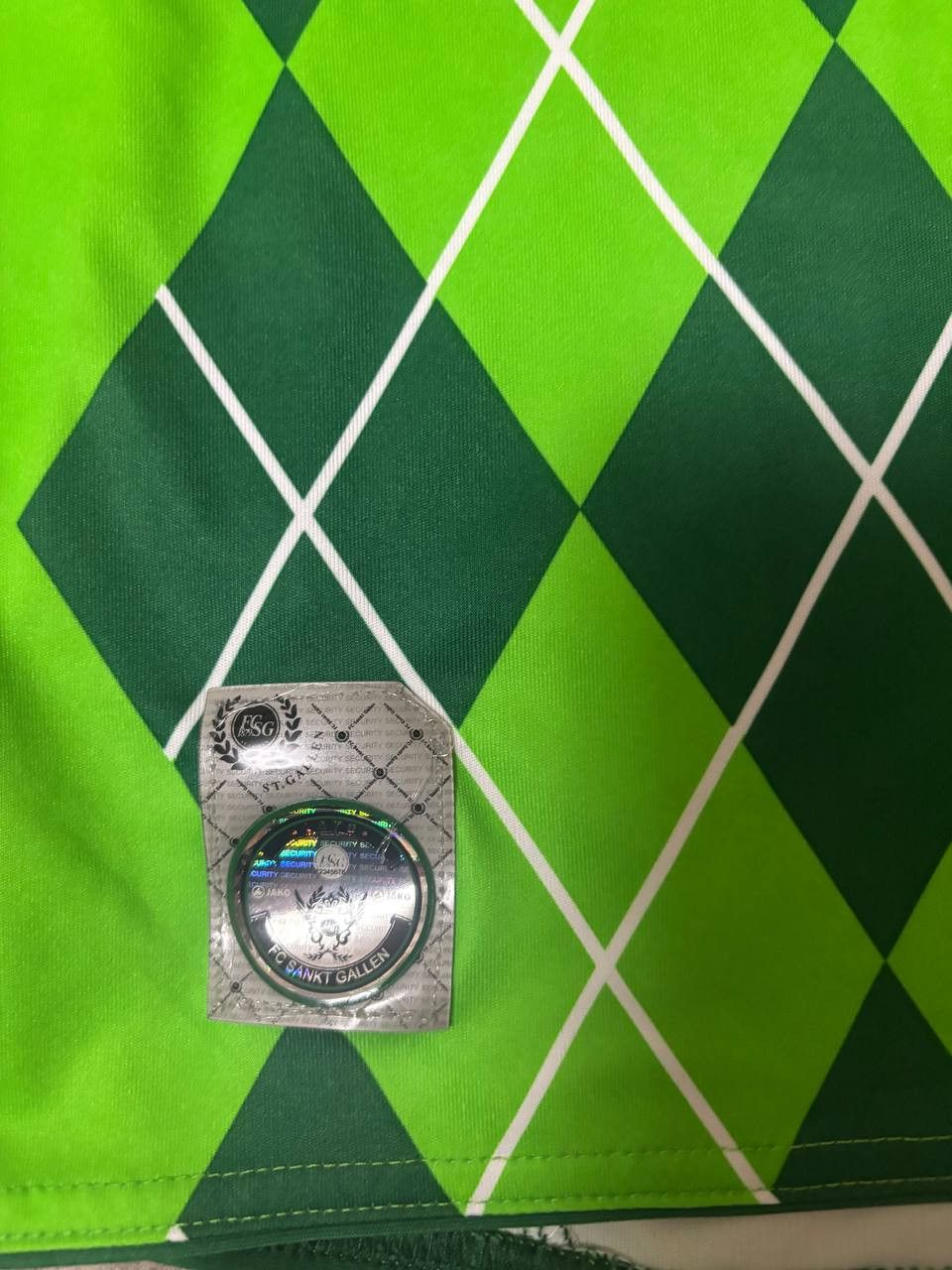 Vintage FC St. Gallen 1879,Goalkeeper, Argyle, 08/10, XL, Football Size US XL / EU 56 / 4 - 3 Thumbnail