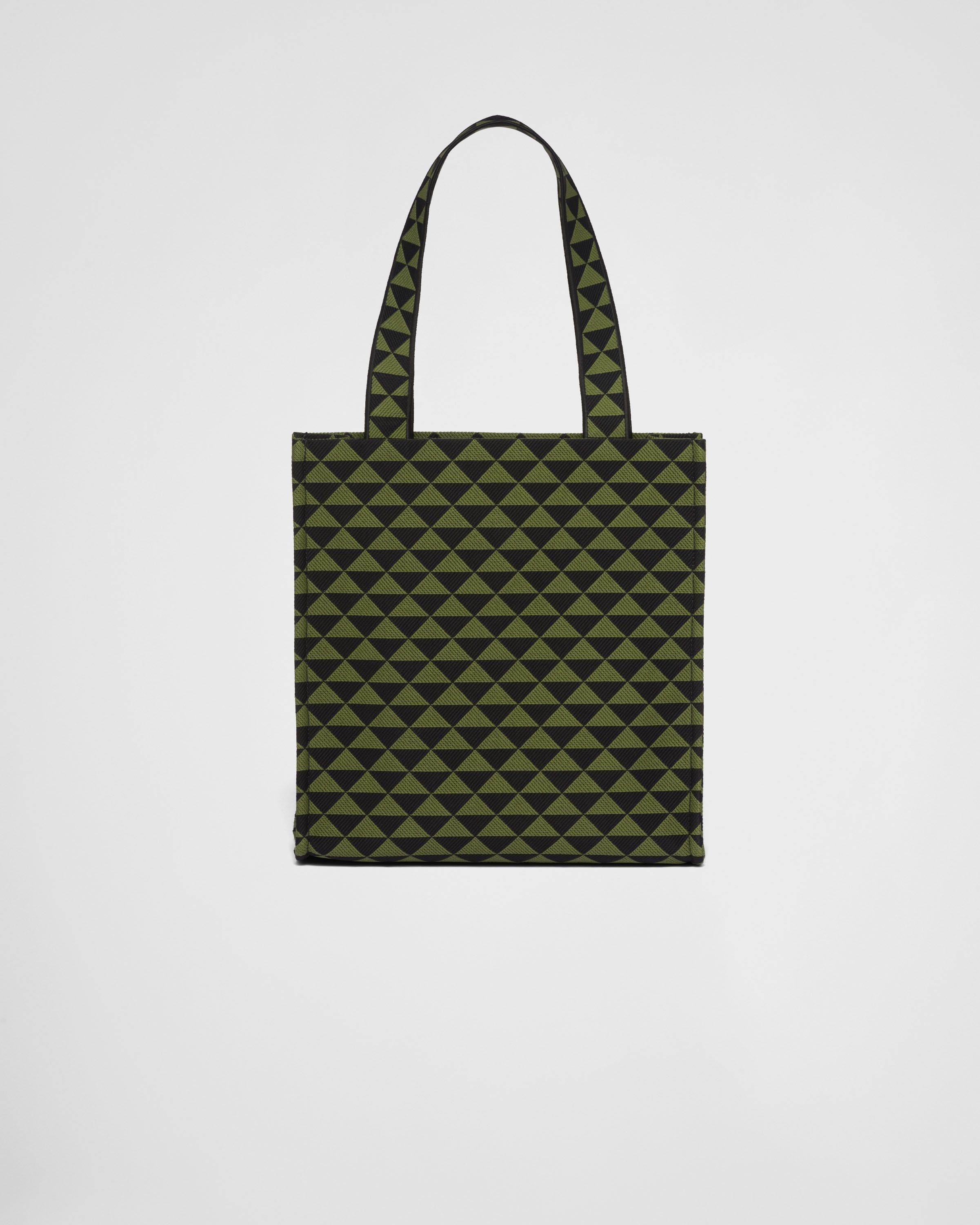 Prada o1bcso1str1025 Size: OS / Jacquard Symbole Bag Green/Black Size ONE SIZE - 4 Thumbnail