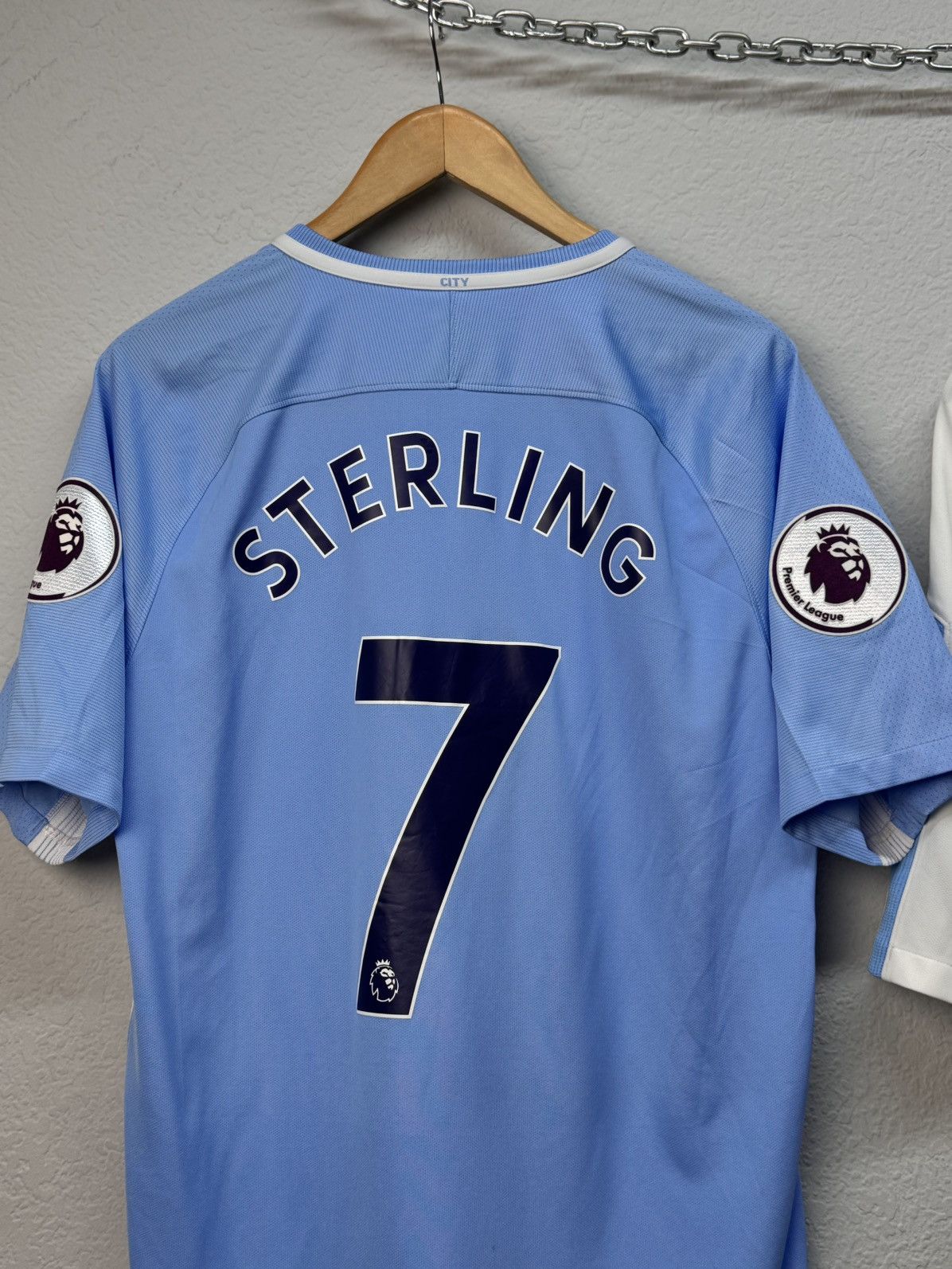 Vintage Vintage Nike Manchester City Sterling 2017 suits blockcore Size US L / EU 52-54 / 3 - 16 Thumbnail