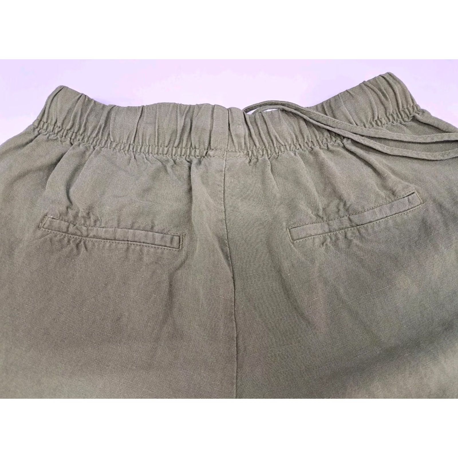 Vintage A New Day Pants Womens XS Green Casual Linen/Rayon #5309 Size 26" / US 2 / IT 38 - 5 Thumbnail