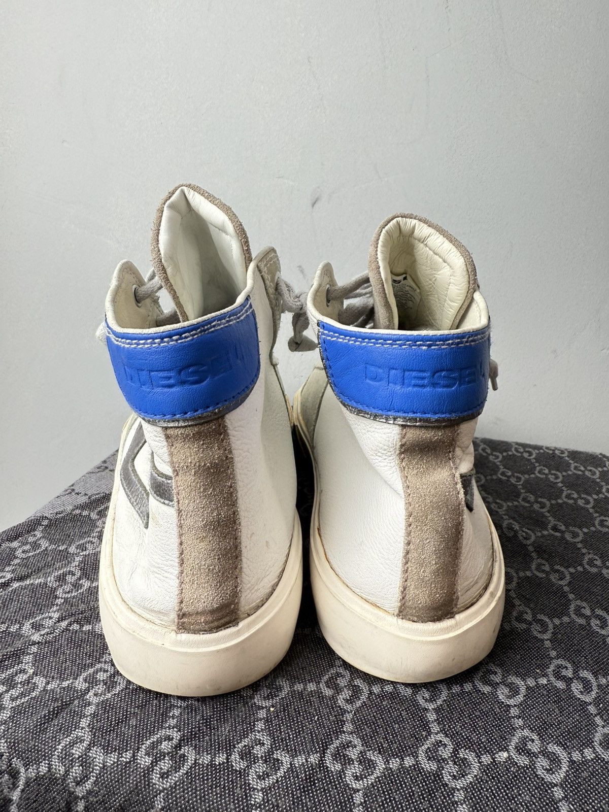 Diesel Vintage Diesel High Top Design Suede Sneakers Size US 8 / EU 41 - 9 Thumbnail