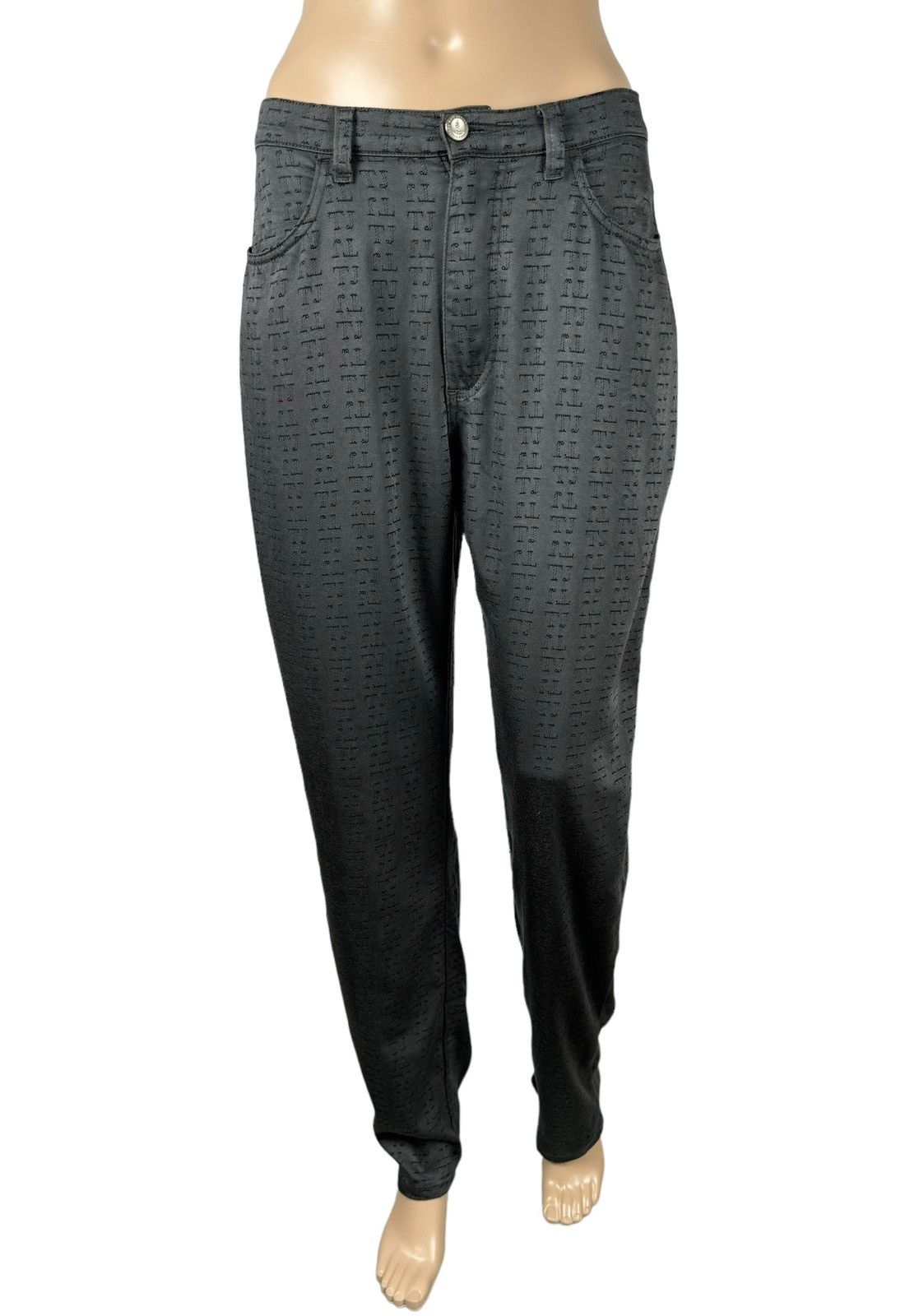 Trussardi × Vintage Trussardi Monogrammed Pants TJ Viscose size 31 Size US 31 - 2 Thumbnail