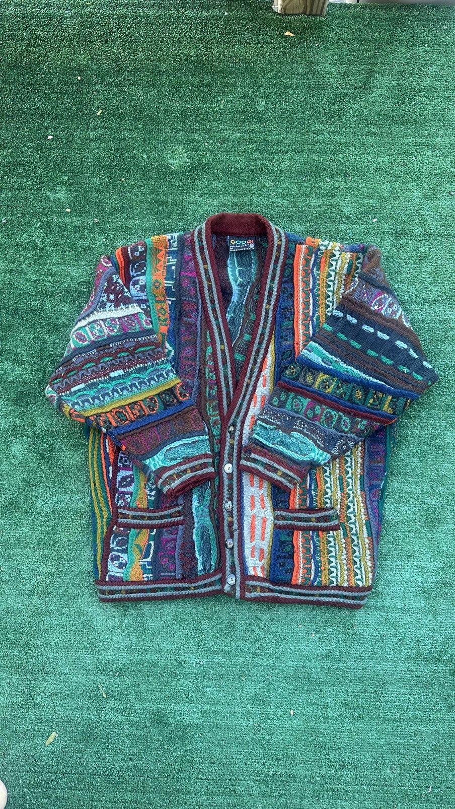 Coogi Vintage Coogi Cardigan Size US M / EU 48-50 / 2 - 1 Thumbnail