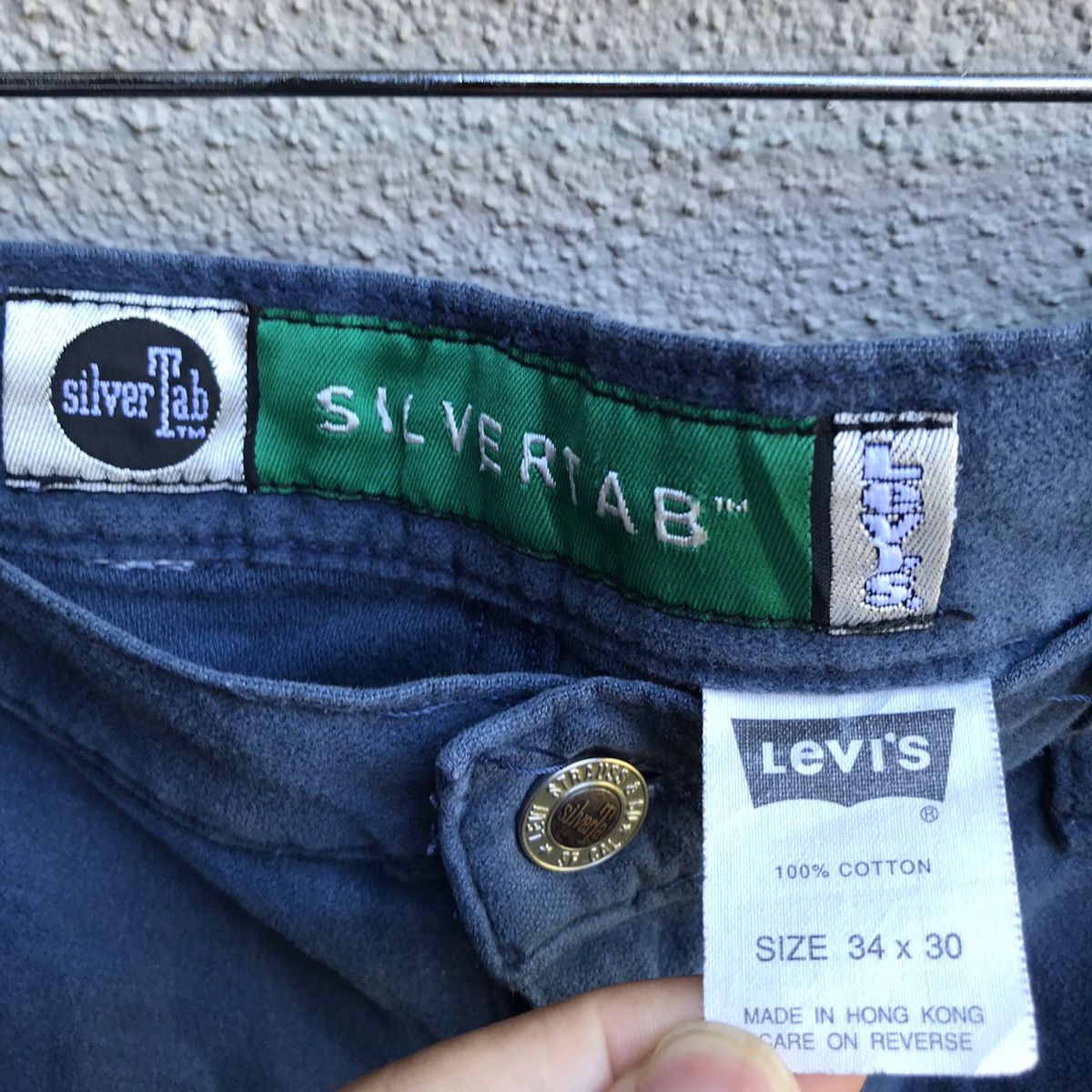 Levi's Vintage LEVIS Silvertab cargo pants loose baggy Size US 35 - 4 Thumbnail
