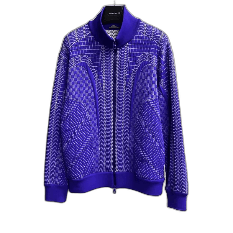 Louis Vuitton Louis Vuitton Purple Striped Print Jacket Size US XL / EU 56 / 4 - 1 Thumbnail