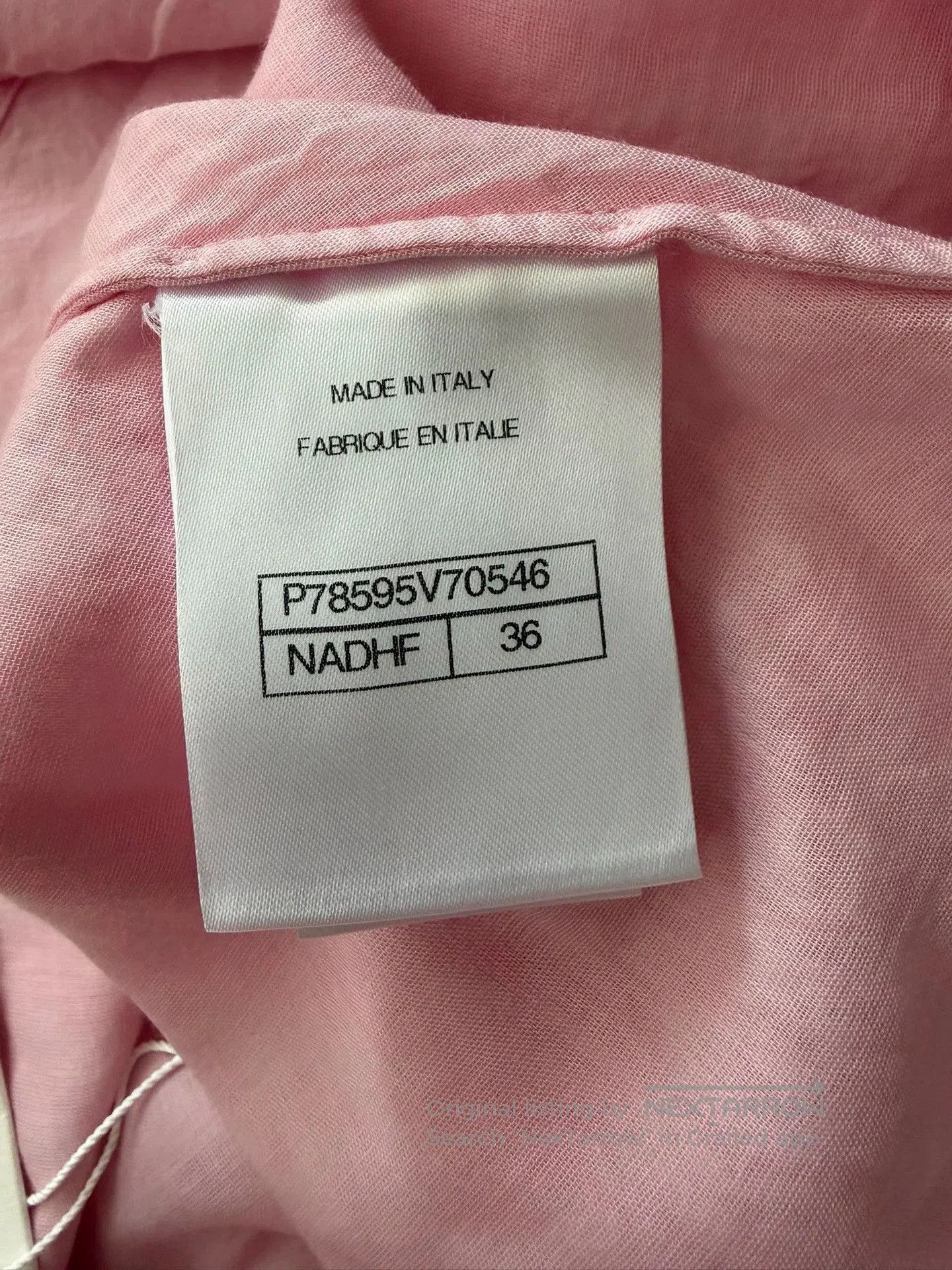 Chanel Chanel Coco Beach Pink Halter Top. Size US S / EU 44-46 / 1 - 5 Thumbnail