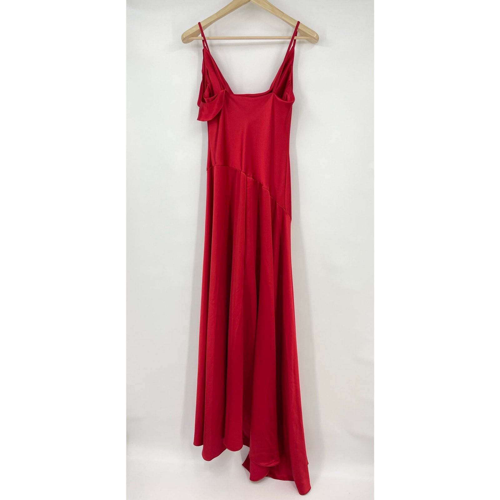 BIMBA Y LOLA Bimba y Lola x Palomo Spain | NWT Red Satin Maxi Dress M Size M / US 6-8 / IT 42-44 - 5 Thumbnail
