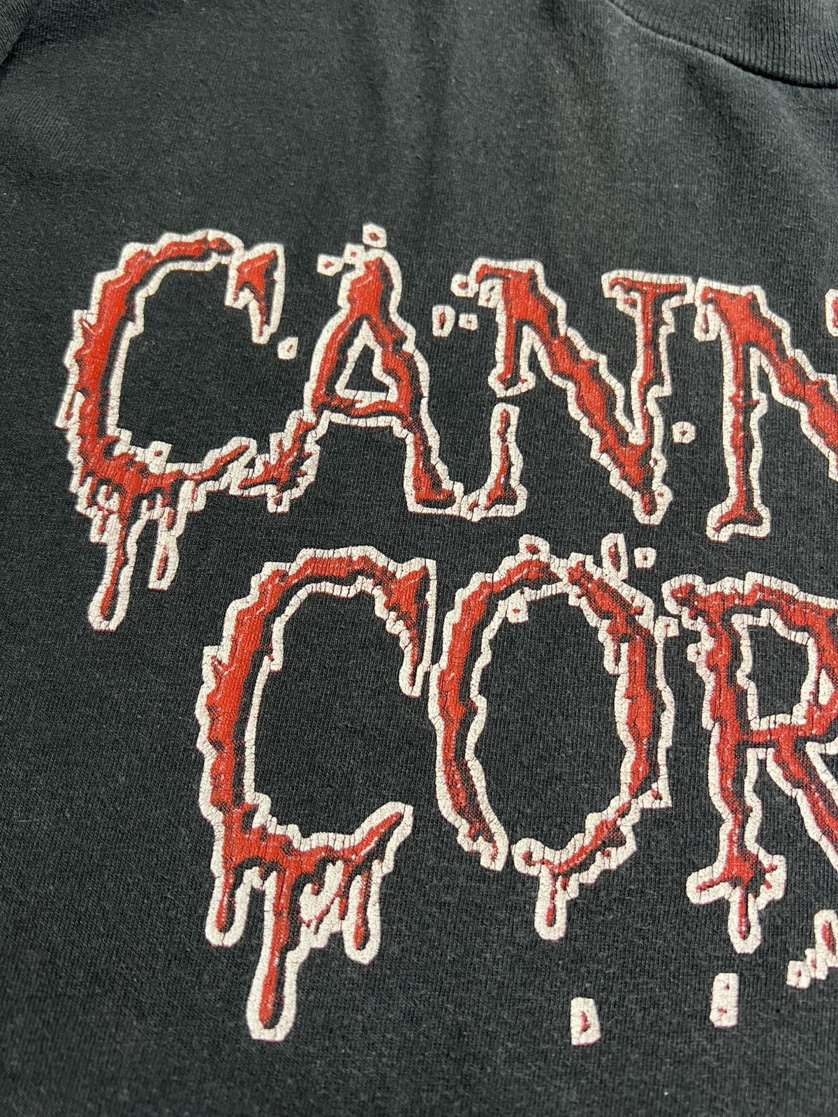 Vintage Cannibal Corpse 90s Gallery of Suicide Long Sleeve Size US XL / EU 56 / 4 - 4 Thumbnail