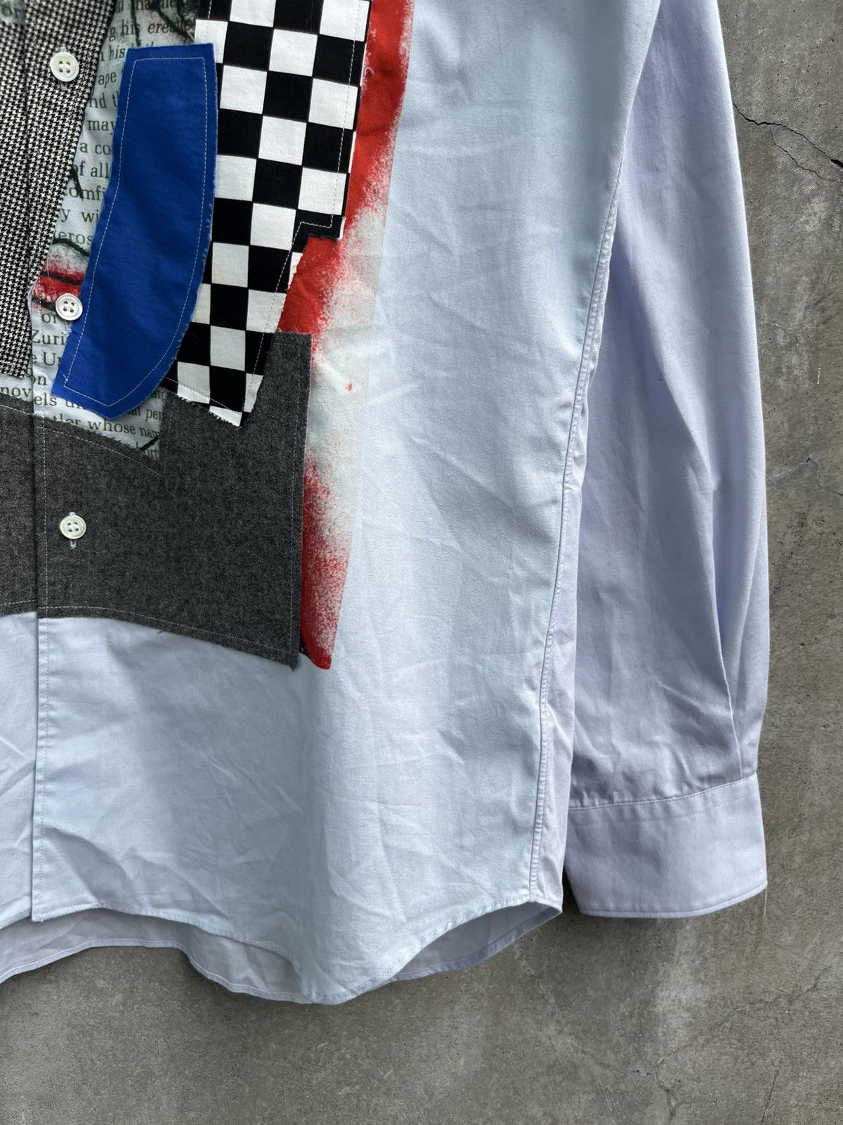 Comme des Garcons SHIRT Face Portrait Patchwork Shirt Size US S / EU 44-46 / 1 - 5 Thumbnail