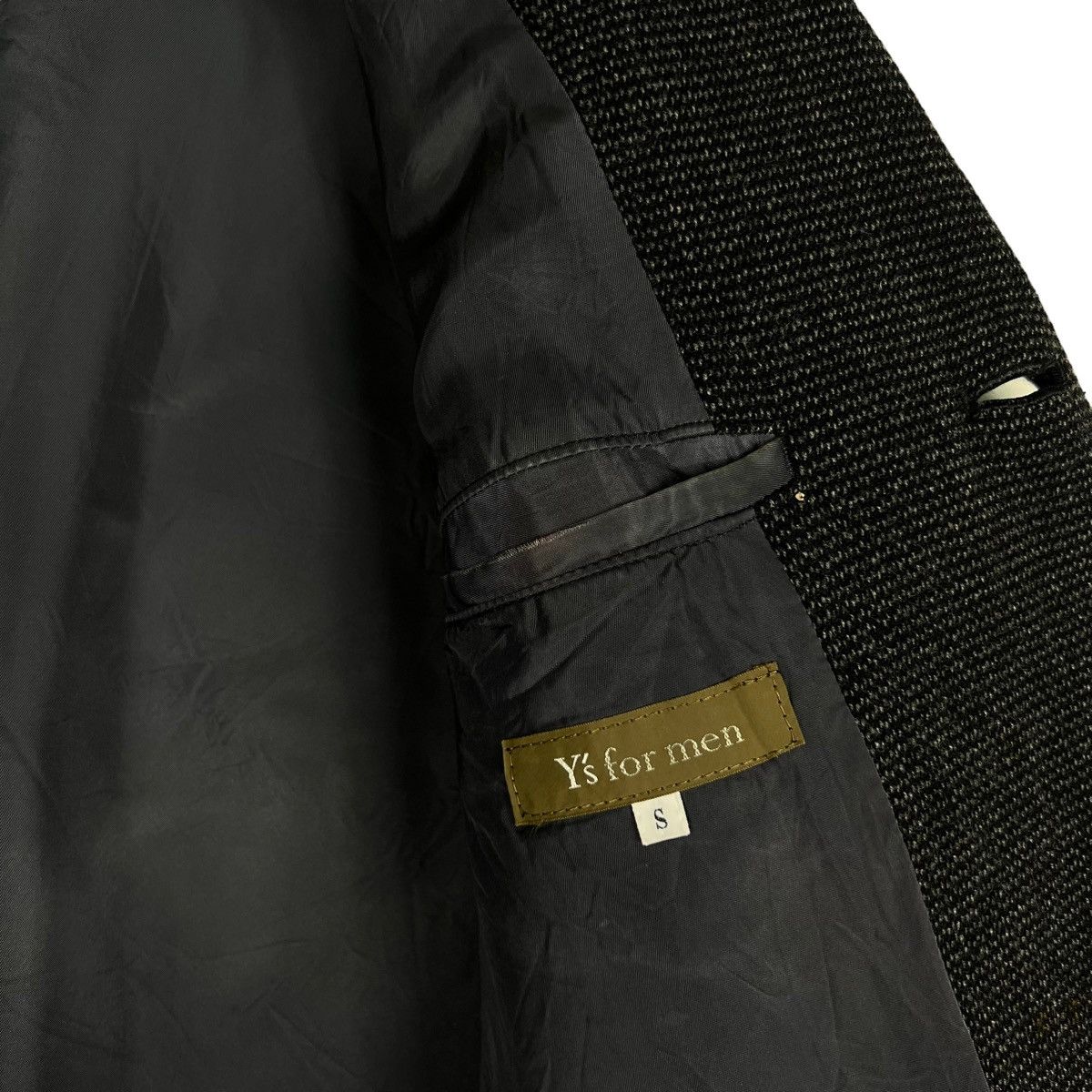 Yohji Yamamoto 🔥VTG 80’s Y’S FOR MEN WOOL JACKET CARDIGAN SLEEVE Size US S / EU 44-46 / 1 - 15 Thumbnail