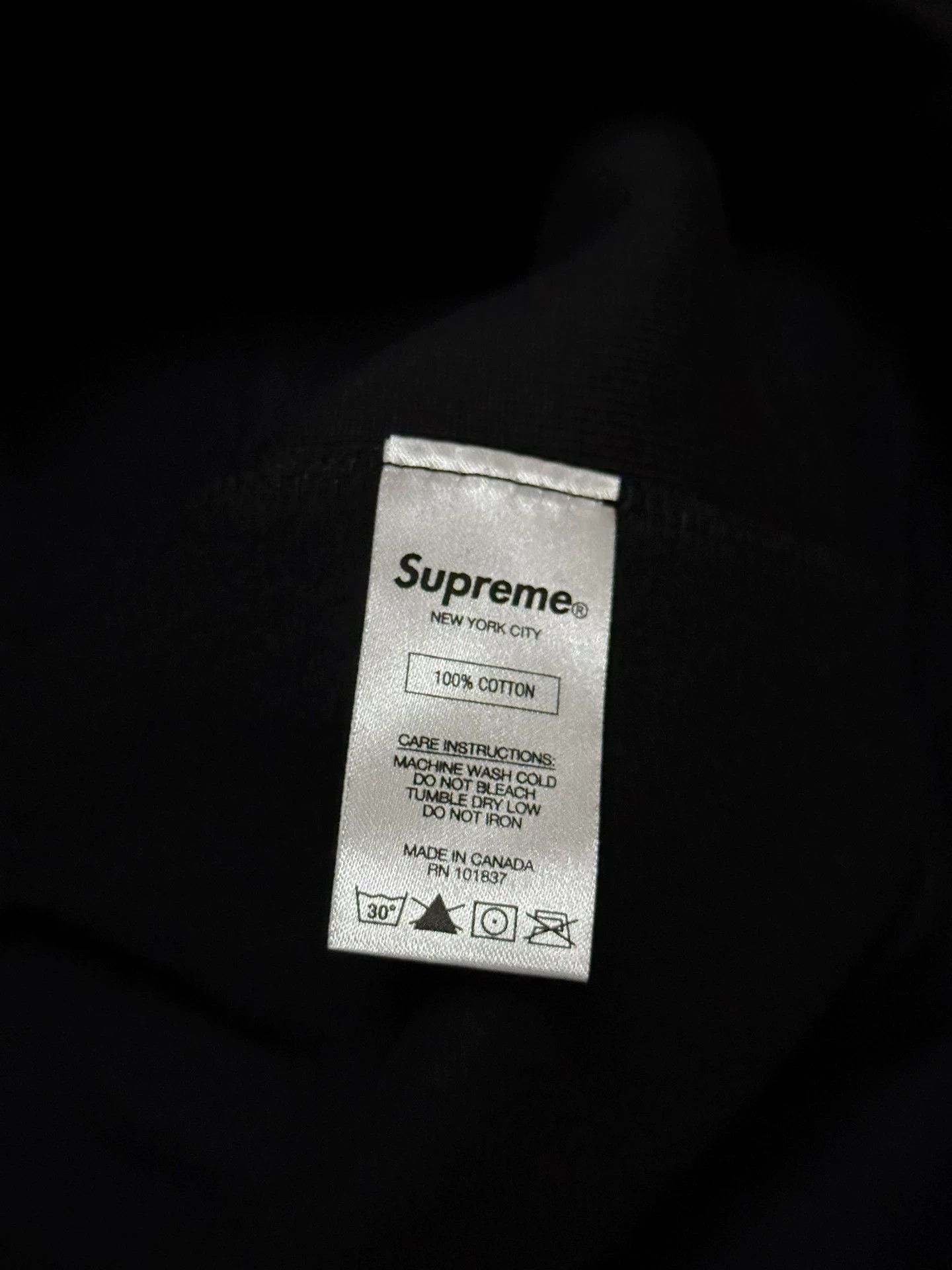 Supreme Supreme x CDG Pleated Box Logo Hoodie M NWT Size US M / EU 48-50 / 2 - 5 Thumbnail
